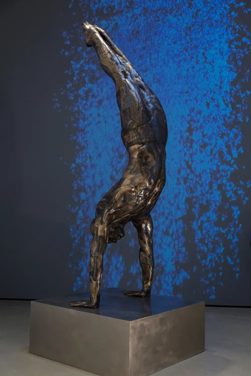 The Golden Mean, 150 H x 54 w x 38D, Bronze, 2016