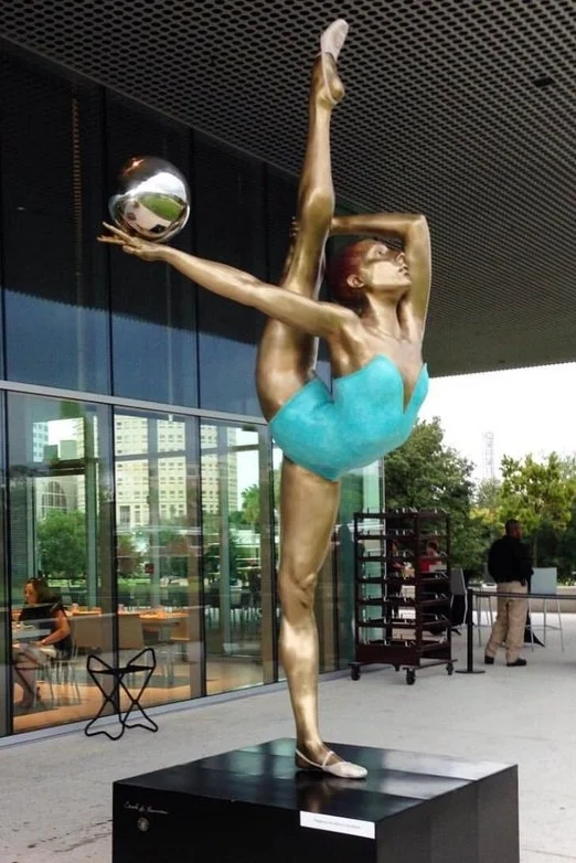 "Monumental Dancer", Bronze with Hand Patina, 2016
