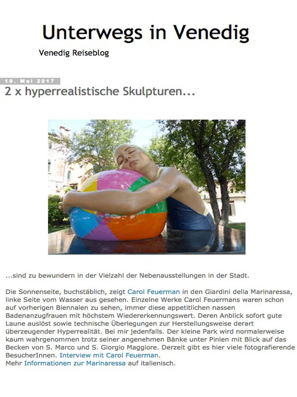 2 x hyperrealistische Skulpturen...