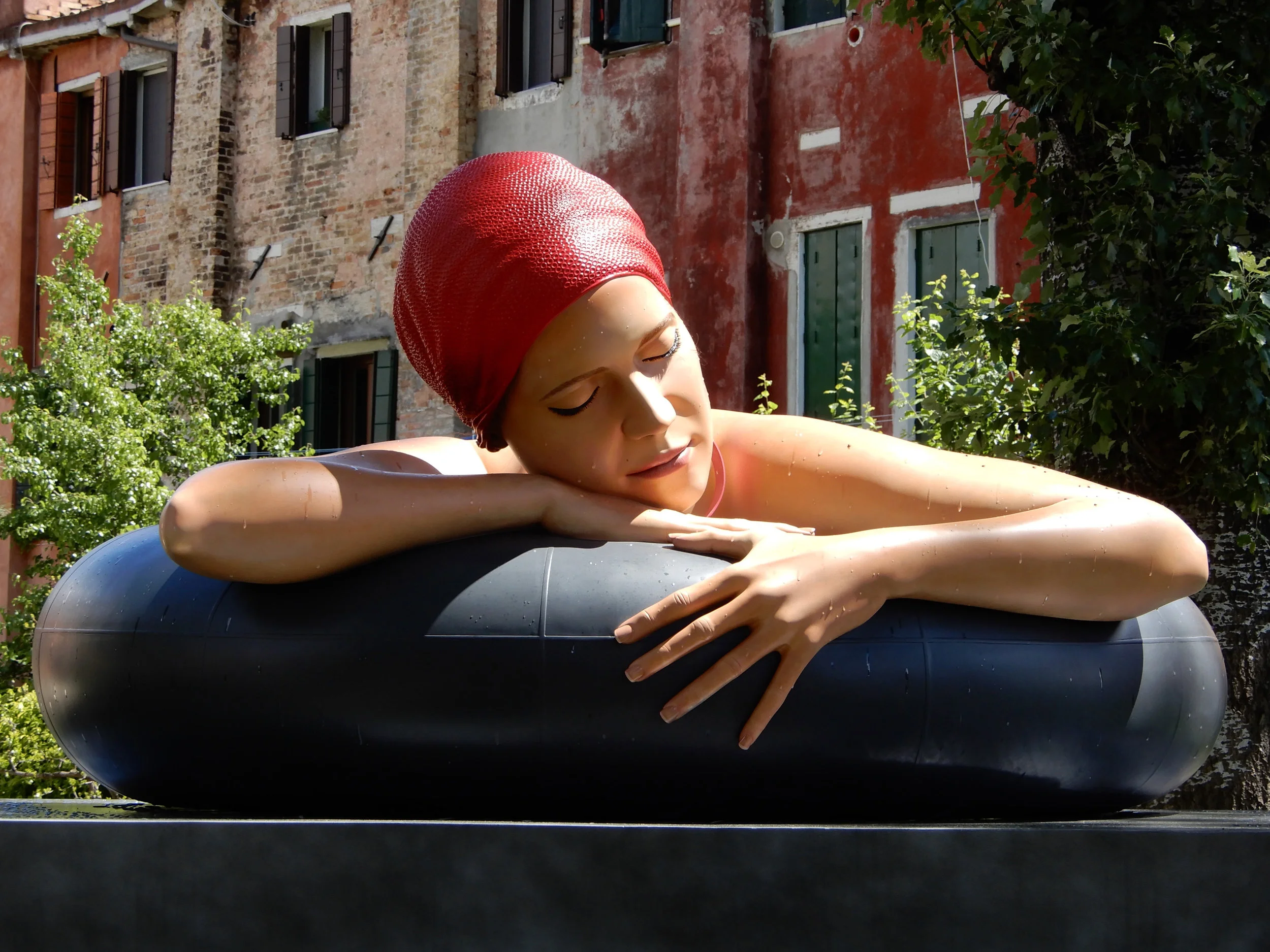 Survival of Serena, Giardini Marineressa, Venice, Italy, Laquer on Epoxy, 2012 - 2017, 37 x 81 x 31 "