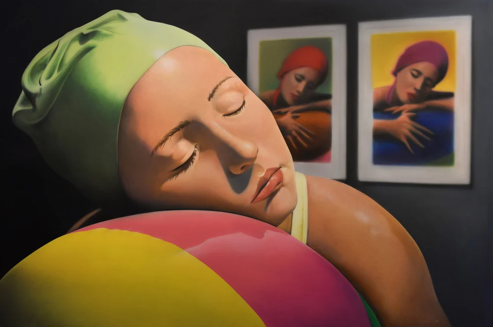Brooke, 48 H x 72 W, Oil on Board, Unique, 2016