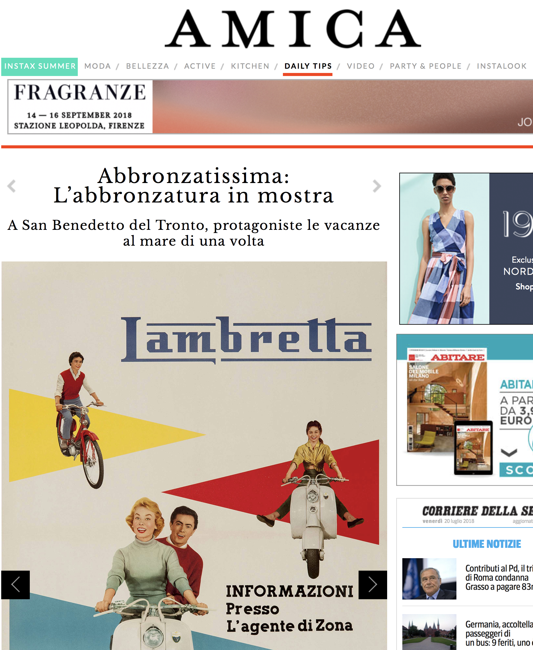 Abbronzatissima: L’abbronzatura in mostra