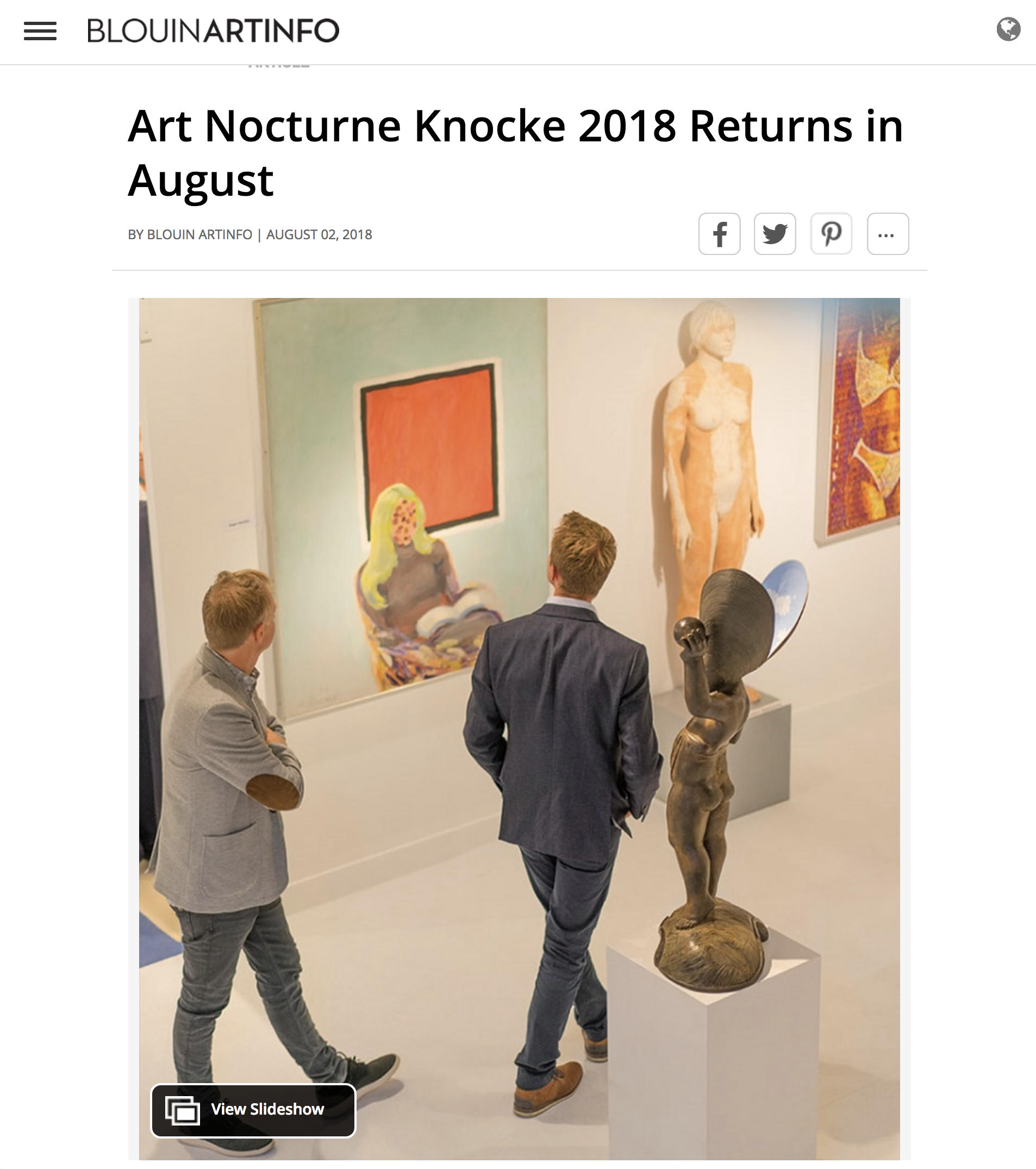 Art Nocturne Knocke 2018 Returns in August