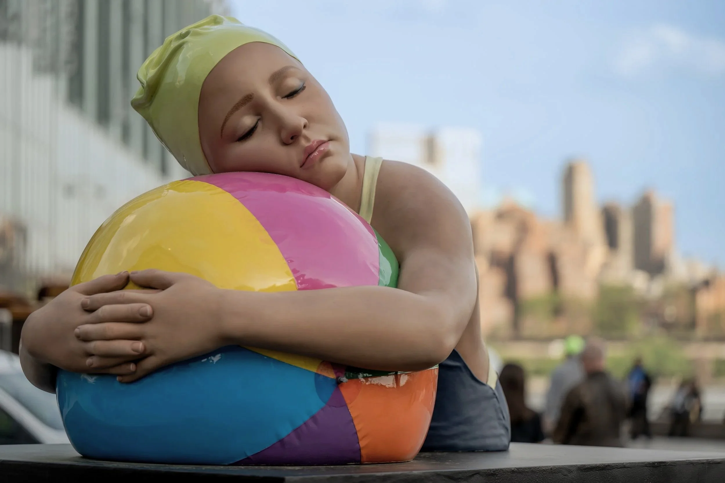 "MONUMENTAL BROOKE WITH BEACHBALL"