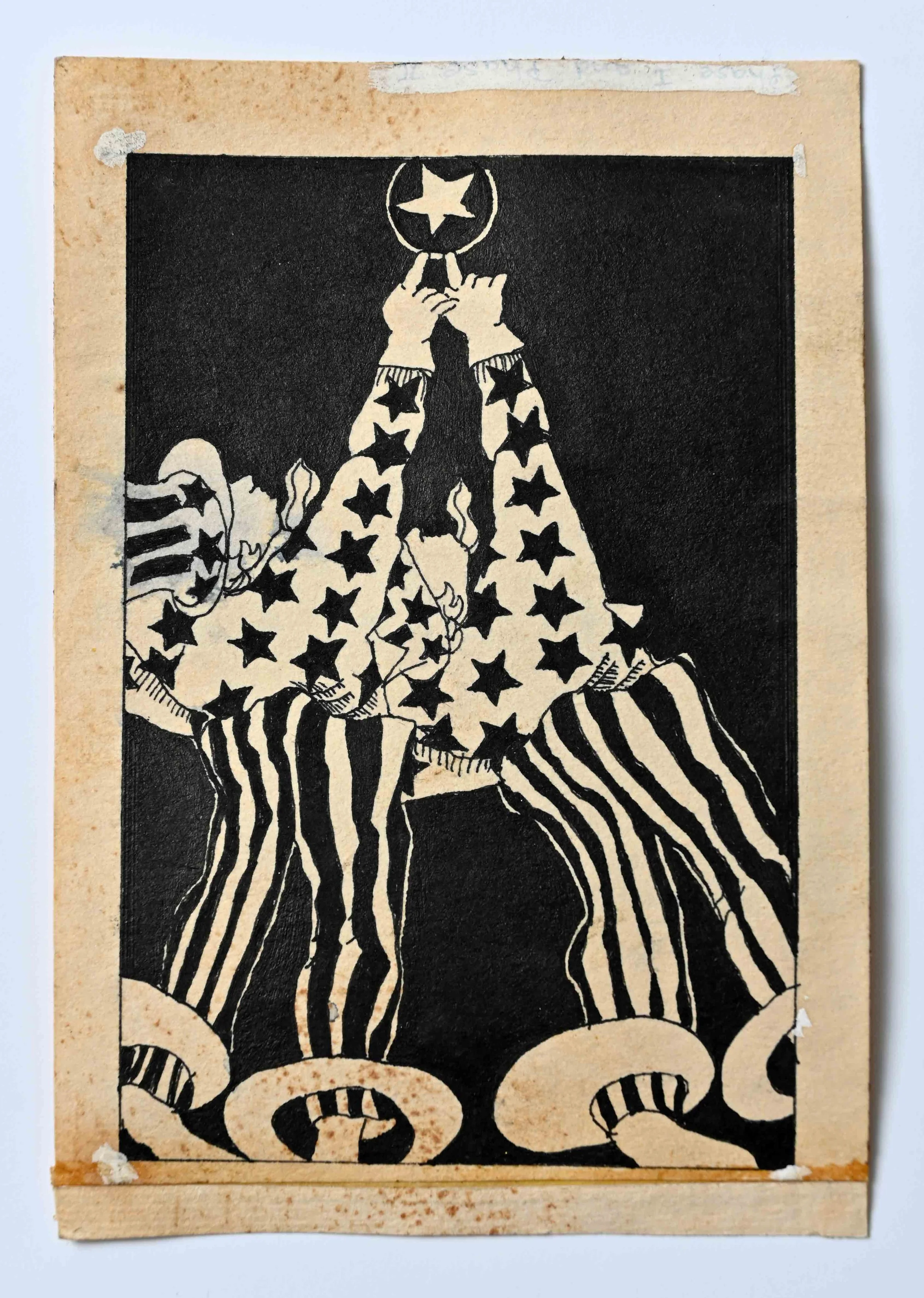  UNTITLED 

 

 1972
4 x 3 in (10 × 7 cm)
Ink and Paint on Paper 
