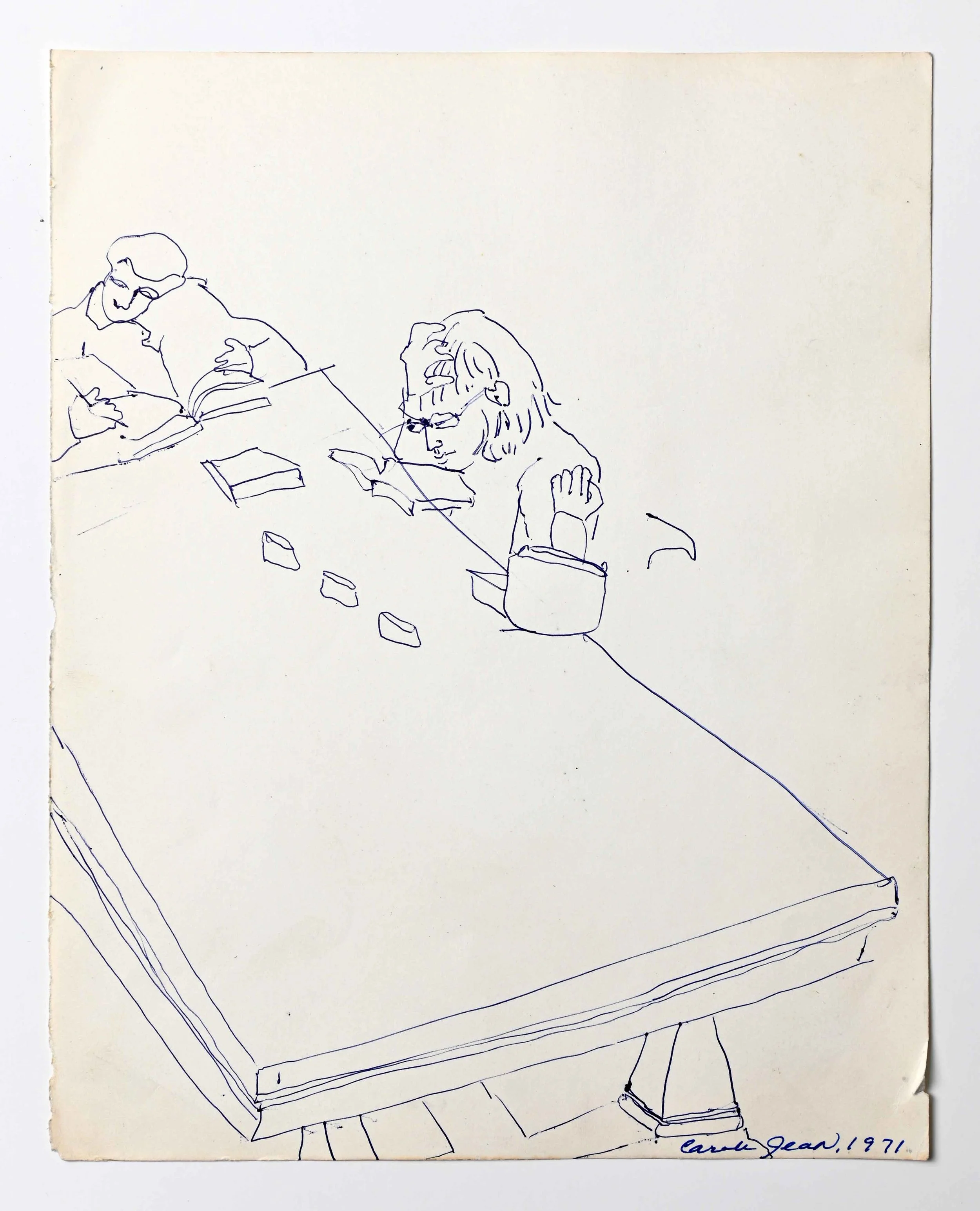  UNTITLED 

 

 1971
8.5  x 11 in (27 x 21 cm)
Pen on Paper 