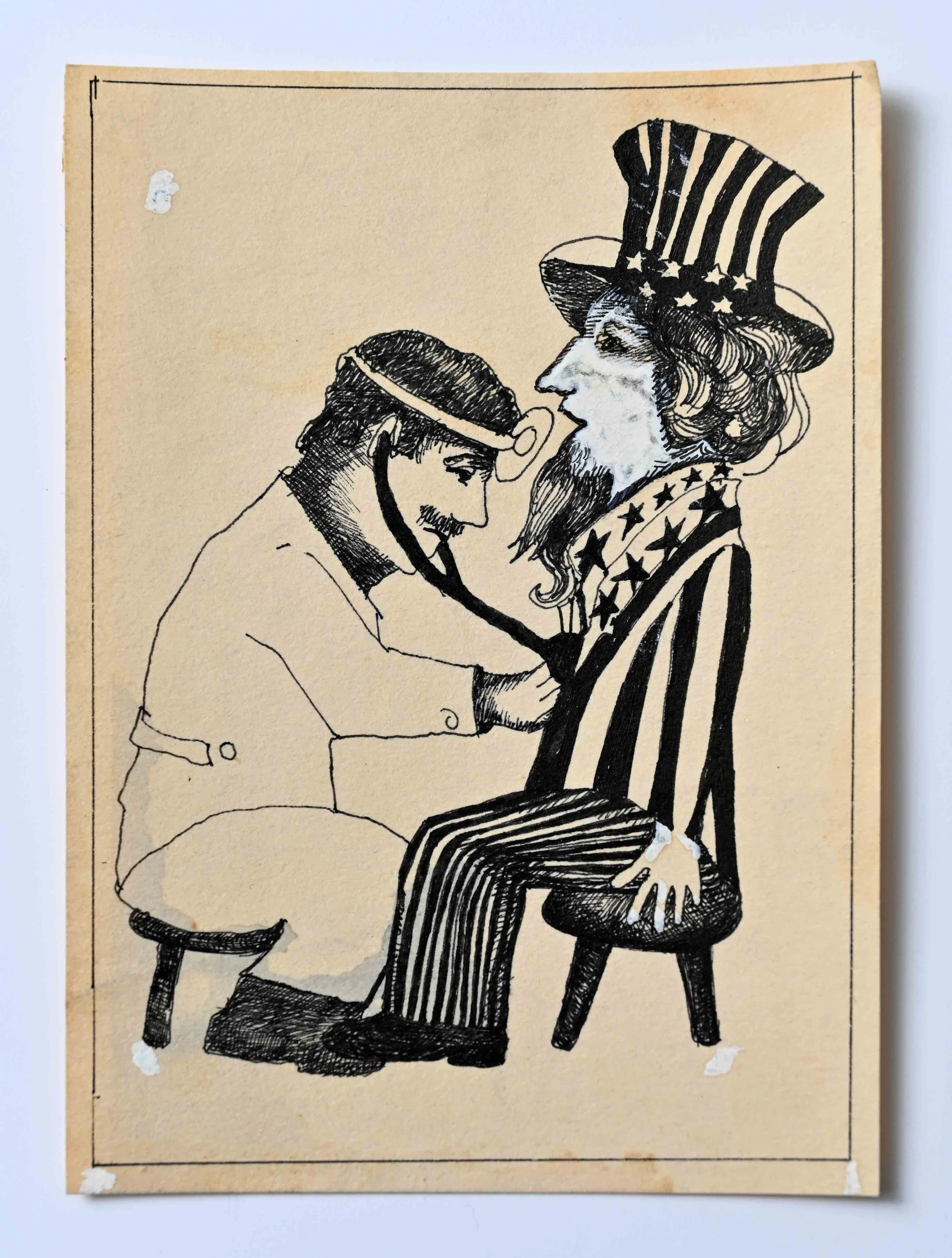  UNTITLED 

 

 1972
4 x 3 in (10 × 7 cm)
Ink and Paint on Paper 