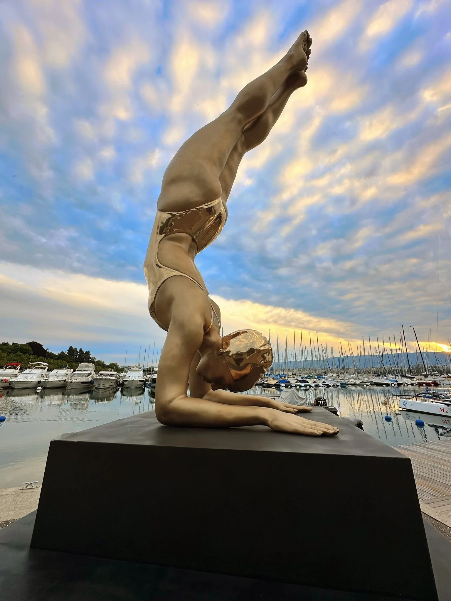 Perseverance

 

 2022 | 66 x 17 x 30 in (172 x 43 x 76 cm) | Bronze, Matte & Black Highly Polished Finished Accents | Geneva, CH 

 A controlled meditation on endurance, where the figure becomes a vessel for psychological balance rather than surface