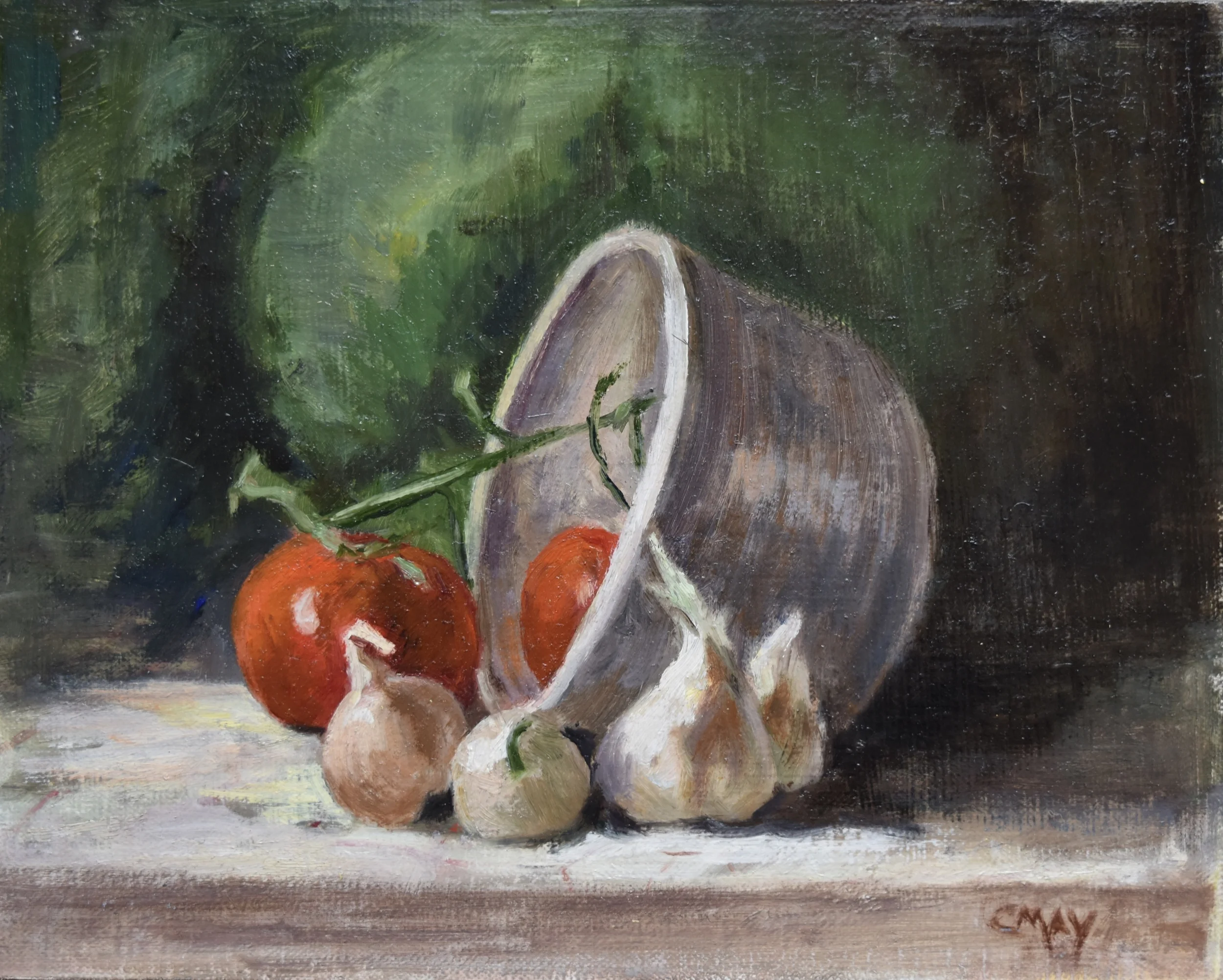 Tomatoes &amp; Garlic 8x10 Private Collection