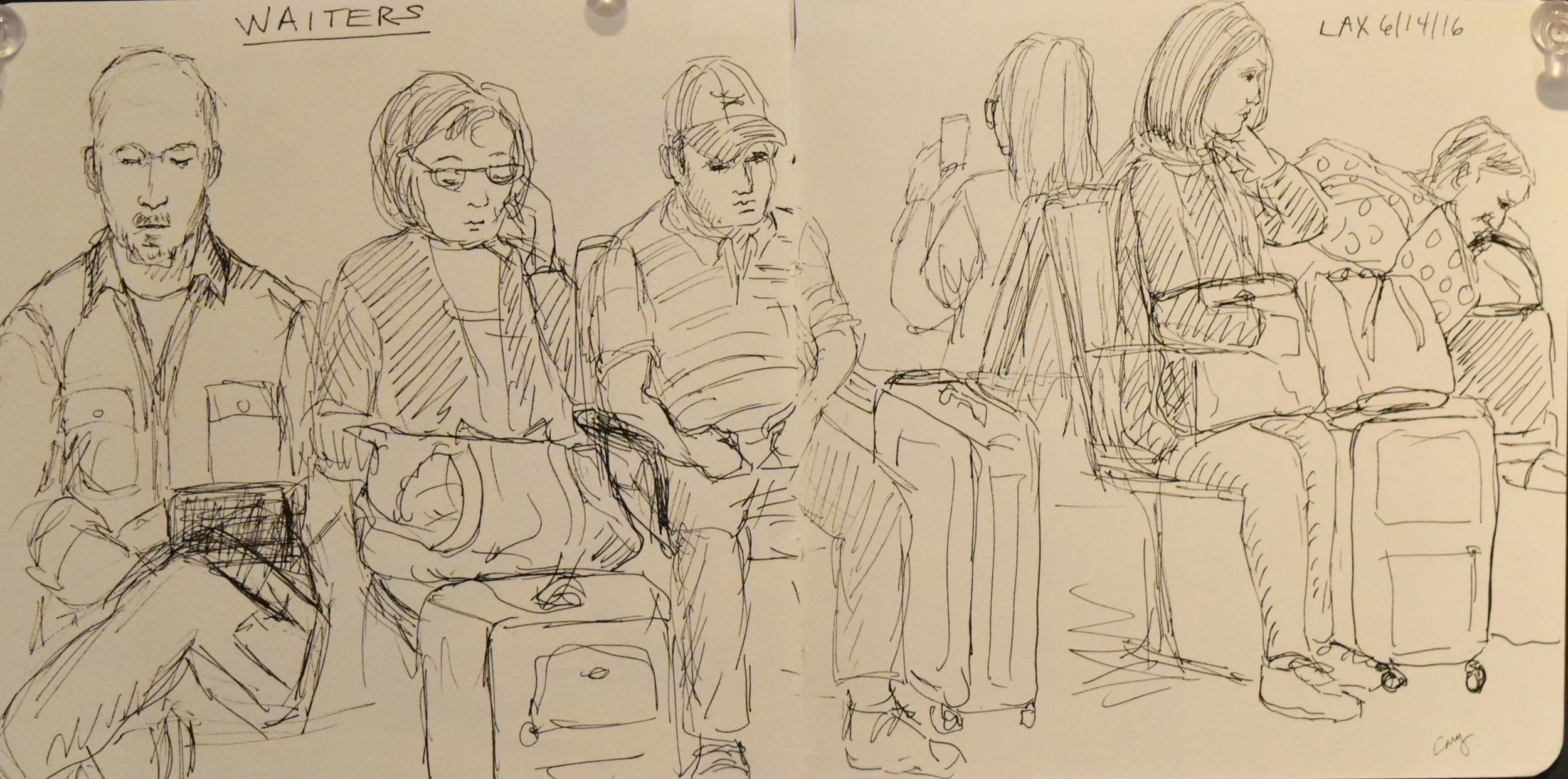 Waiting, Los Angeles Airport