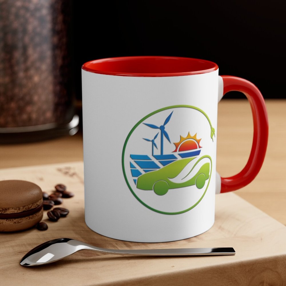 Accent Coffee Mug, 11oz logo only no title  Not a car guy