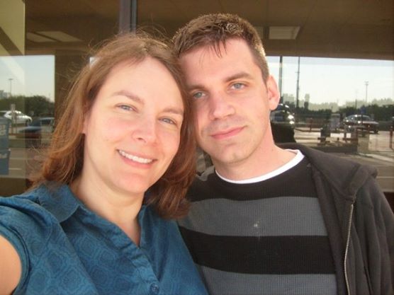 Our first selfie in Plano - 2009! 