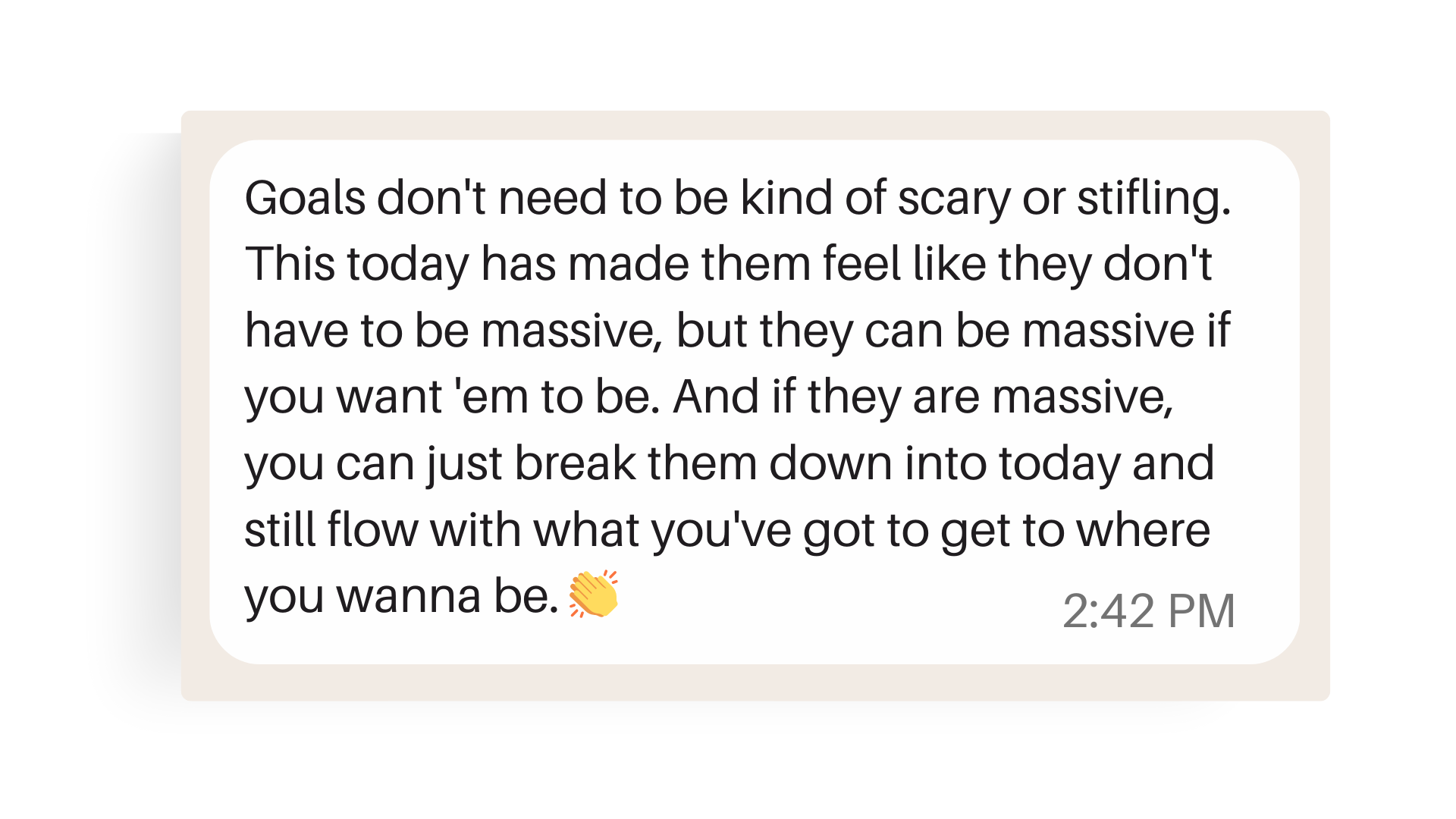 Prue aja's testimonial vision board workshop testimonial