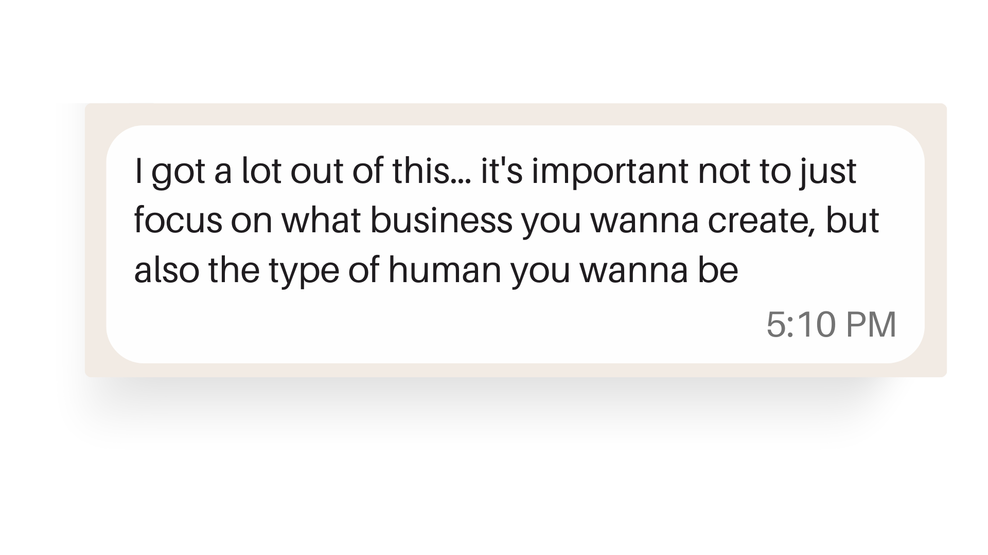 Prue aja's testimonial vision board workshop testimonial