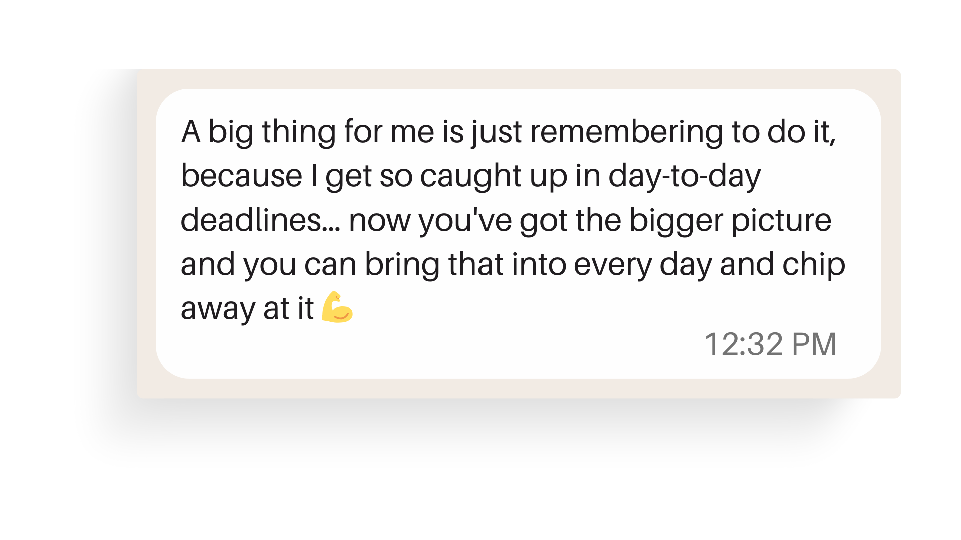 Prue aja's testimonial vision board workshop testimonial