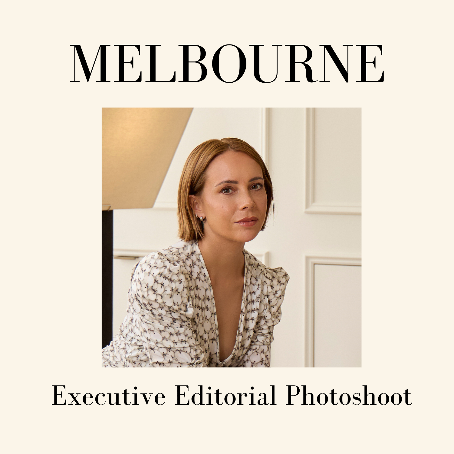 Melbourne | Executive Studio Photoshoot | 15th September 2026