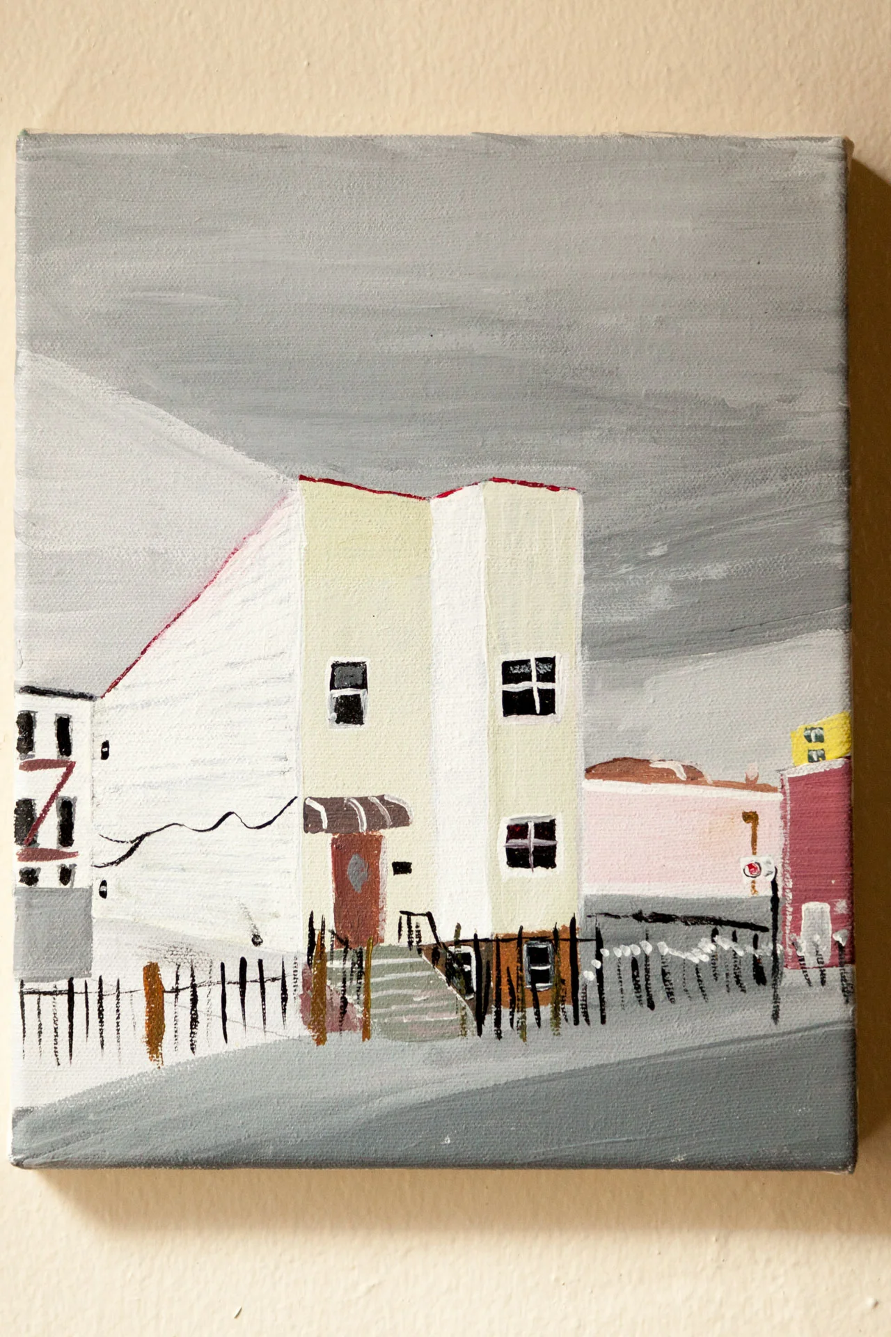 Menahan St., Acrylic on Canvas, 8"x10", 2015 