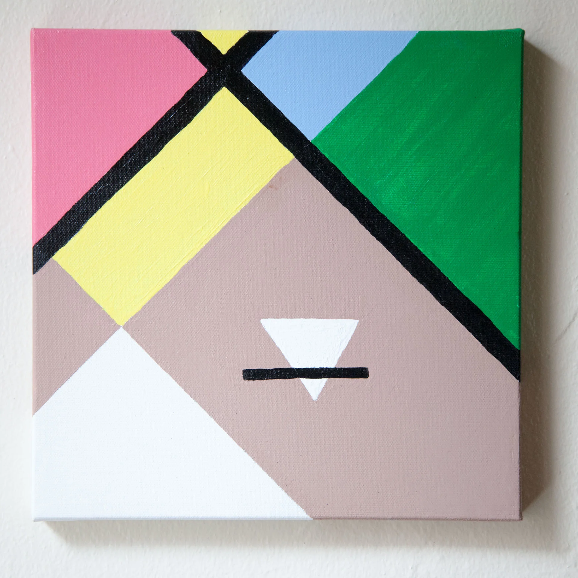 Abstract Florida #2, Acrylic on Canvas, 10"x10", 2014