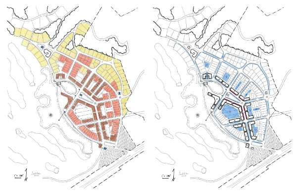 Travelers Rest regulating and parking diagrams
