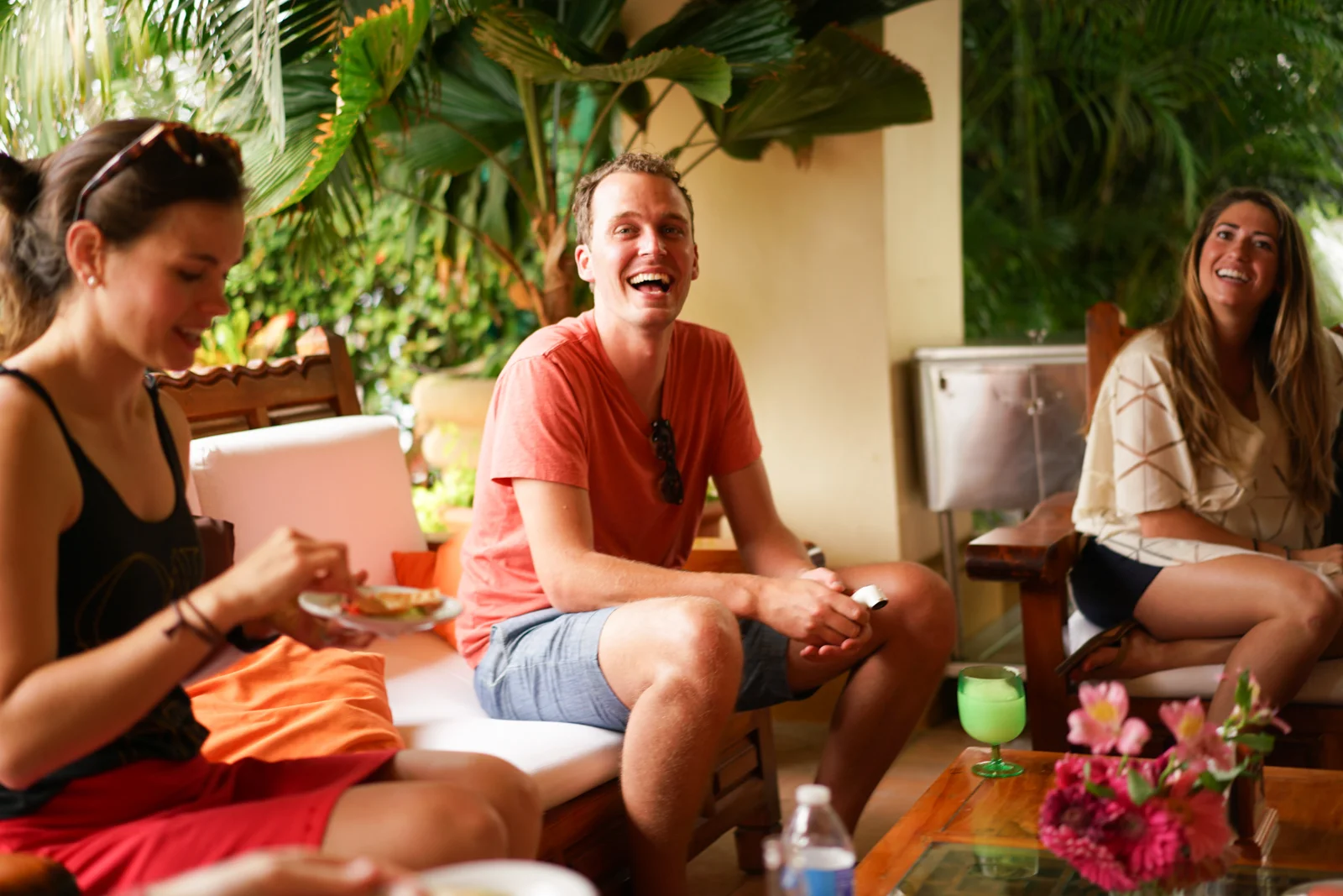 Our fearless man leader Gerard...Jessie is probably on the side jumping up and down out of excitement that we all finally arrived. &nbsp;