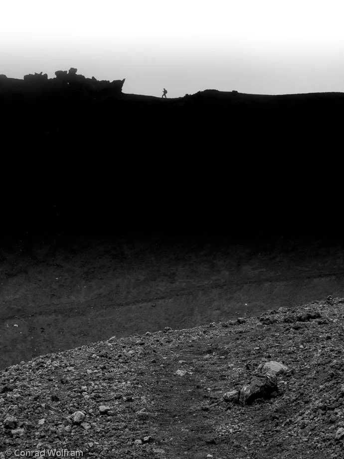 Walking the volcano