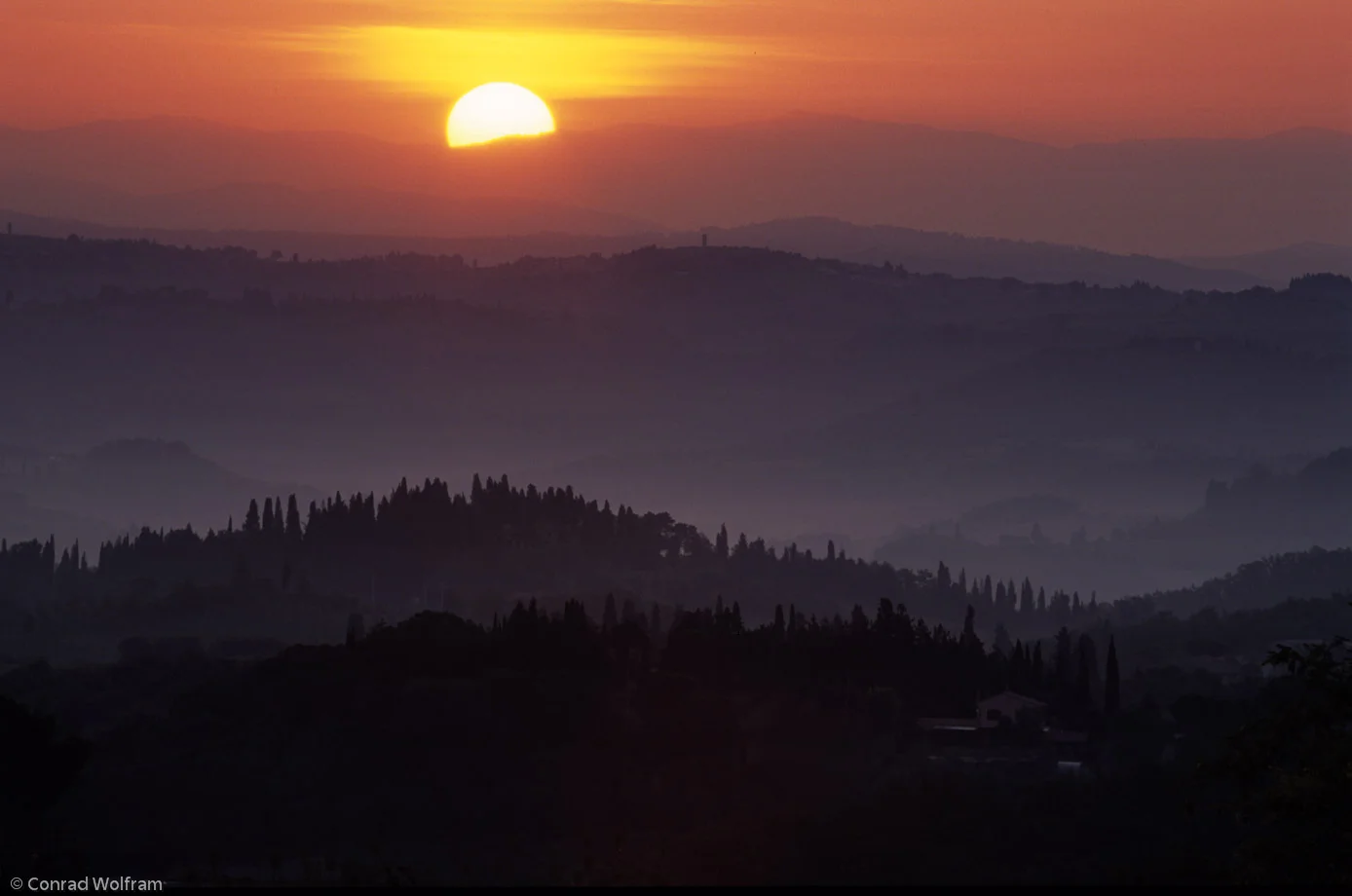 Sunrise in Tuscany