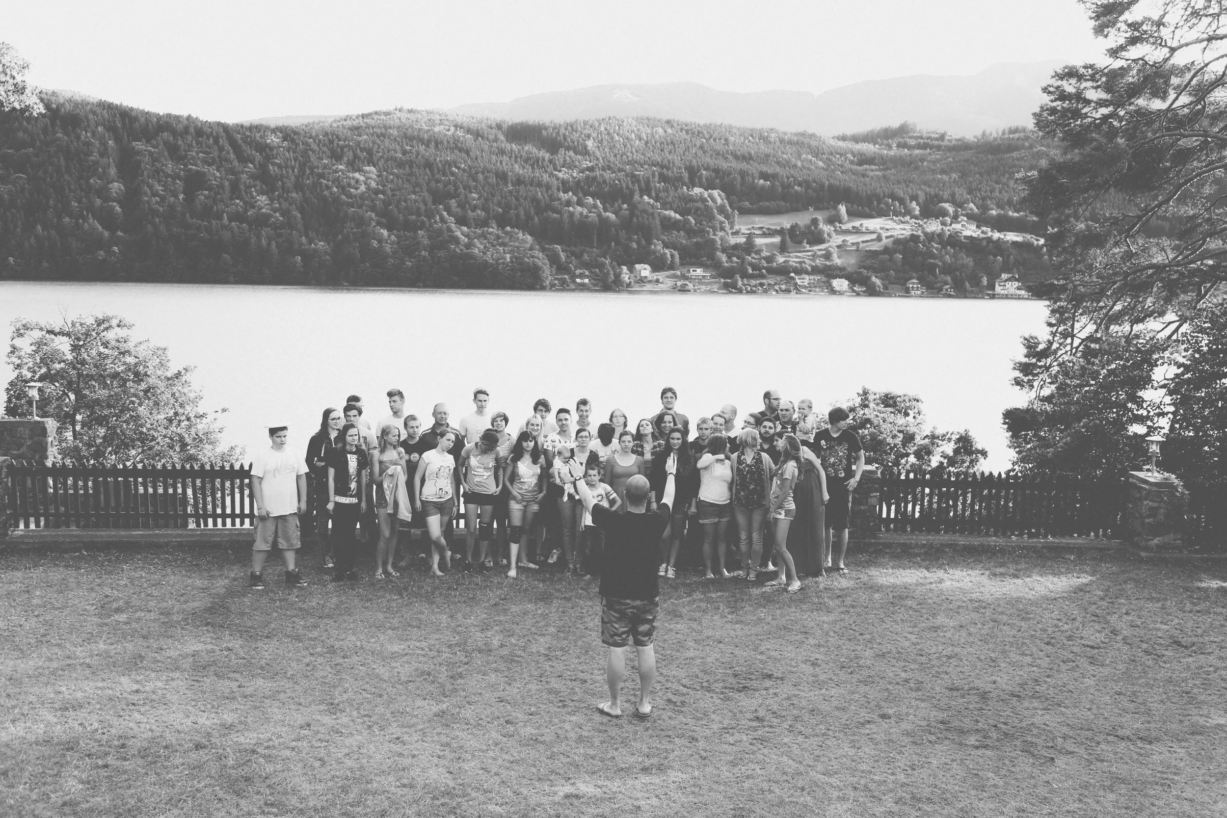 English Camp in Austria at a castle