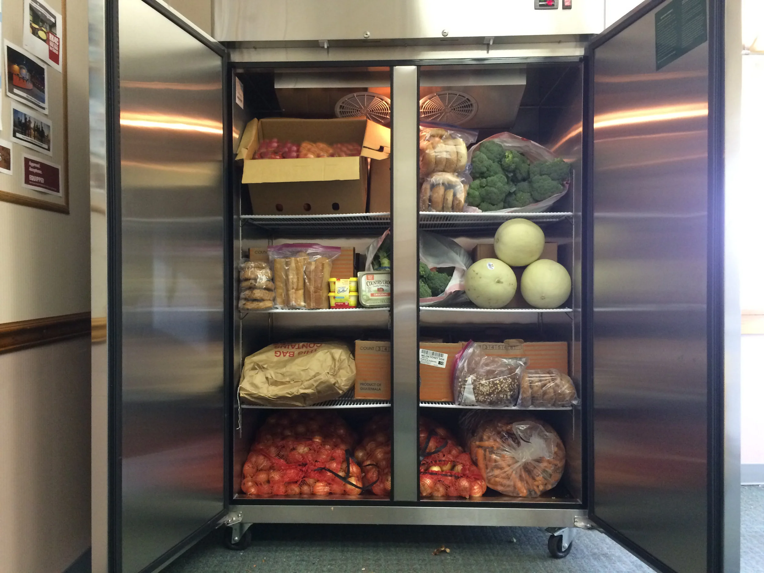 The South Jersey Dream Center received a $1,000 mini grant from the United Way of Gloucester County to purchase a commercial refrigerator.