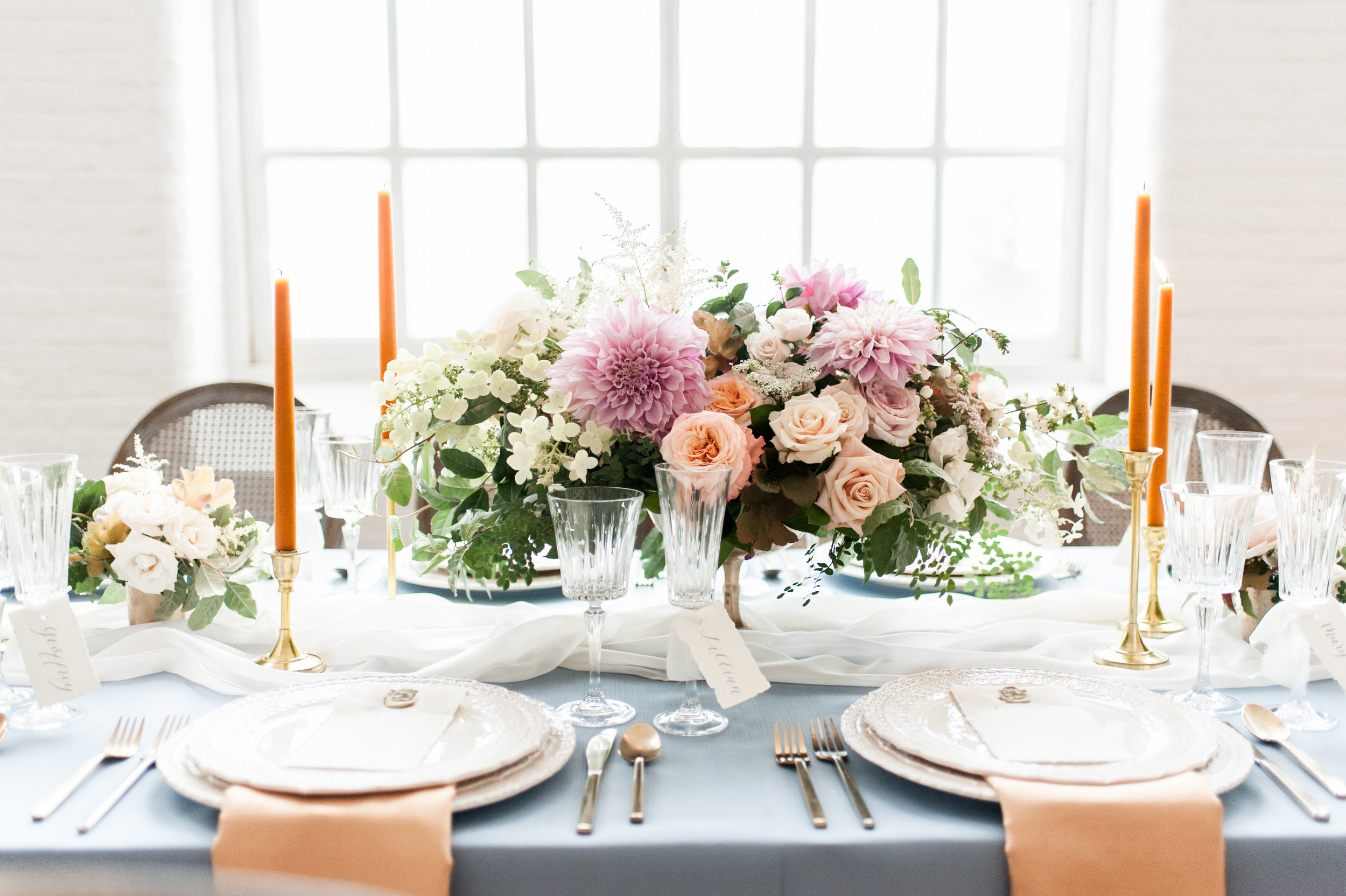  Styling by Urban Soiree Boston, Rentals by PEAK, Linens by BBJ Linen, Florals by Berry Branch Designs 