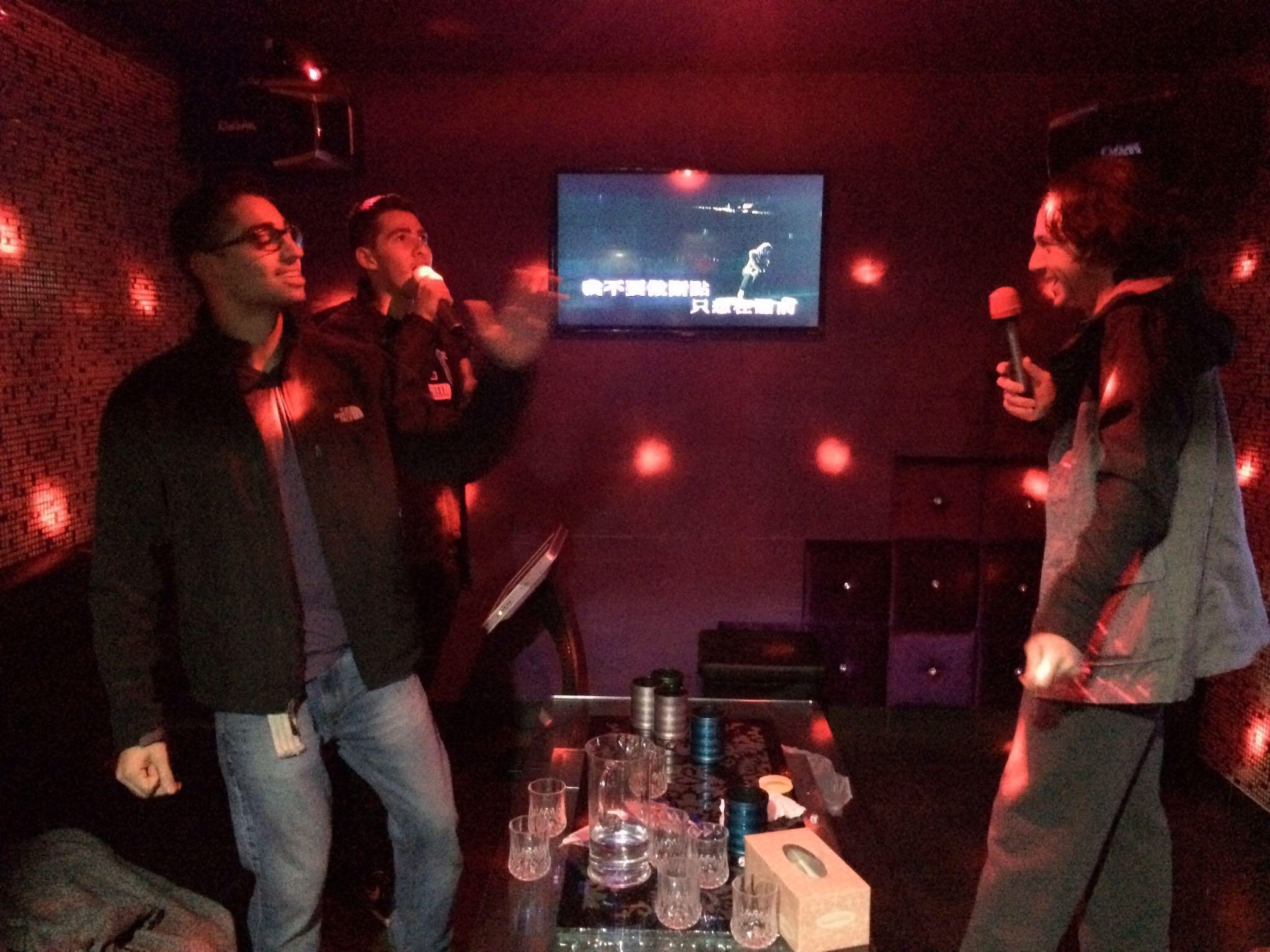 Karaoke in Haymarket (some songs we knew, others were in Mandarin)