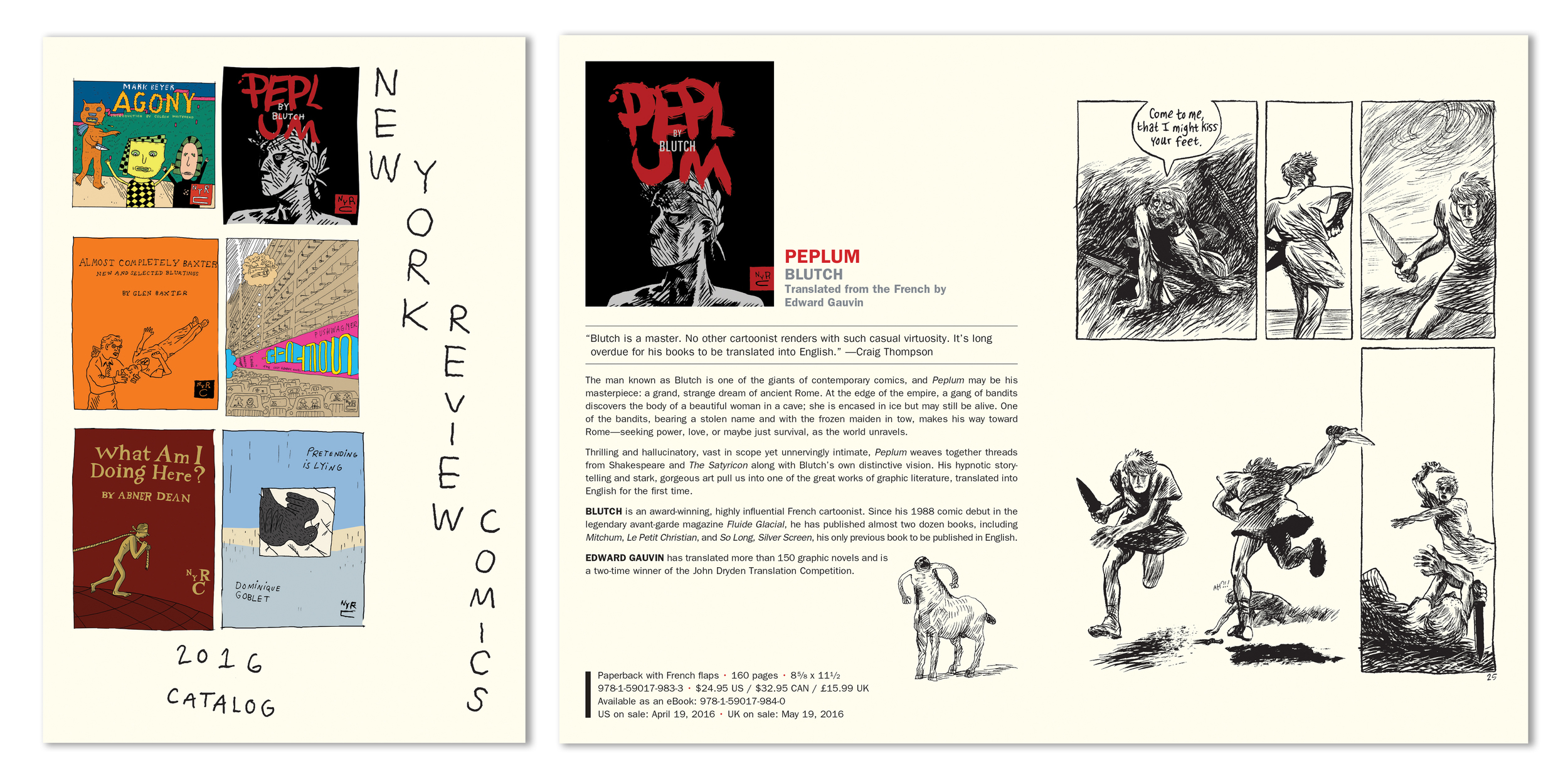 New York Review Comics catalog