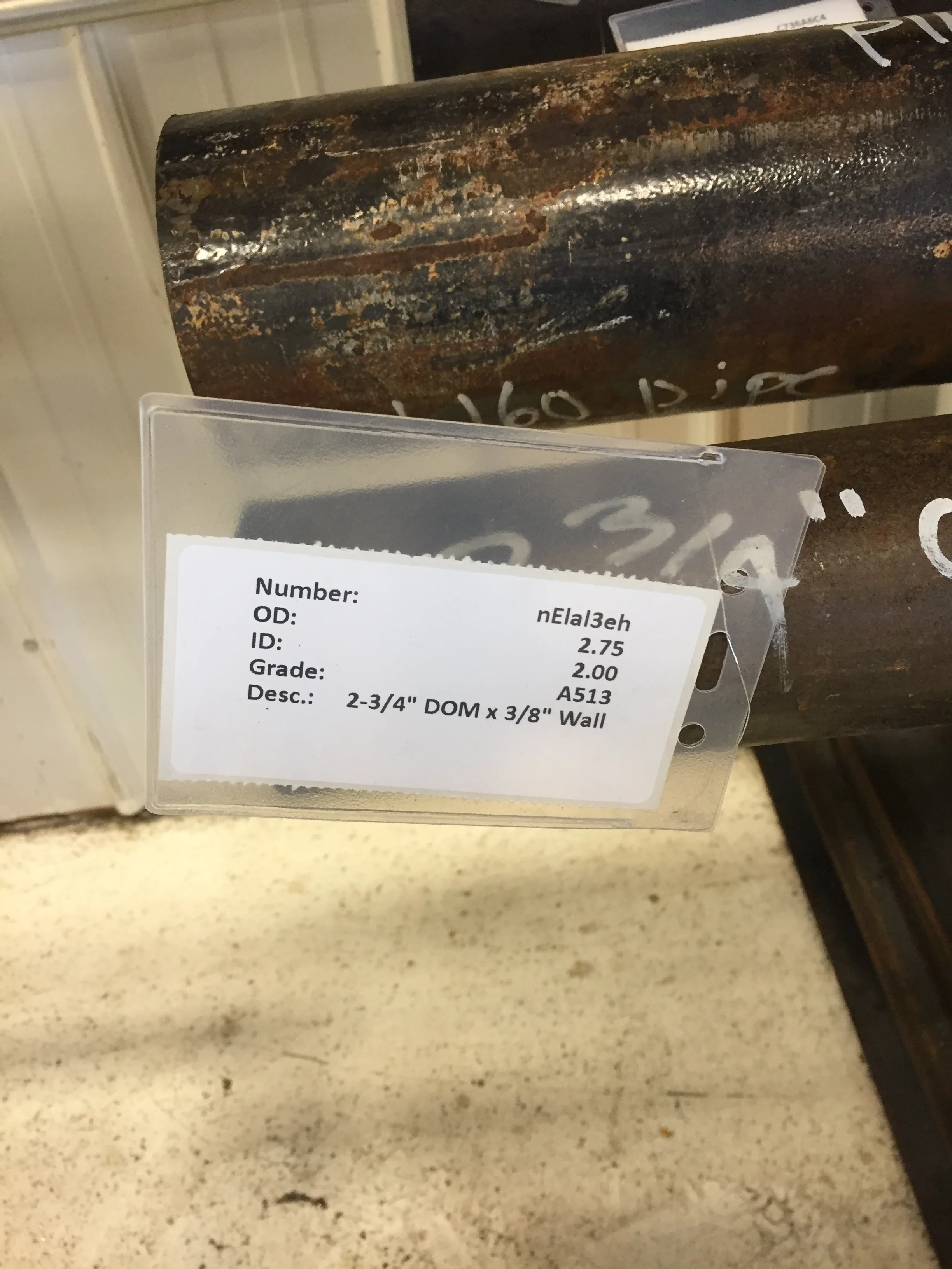The Inventory tag matches up to the record found in the App. 