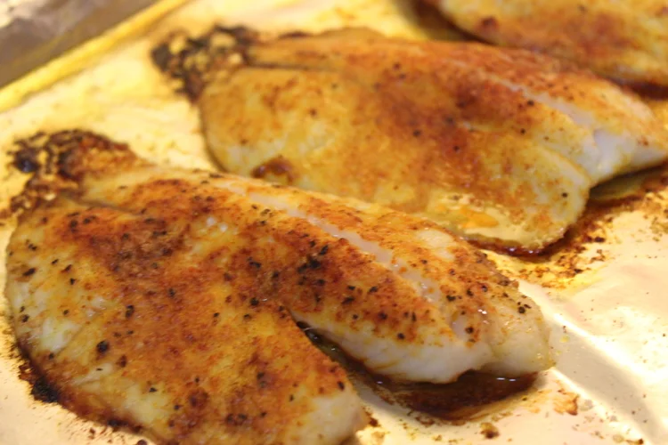    Oven-Baked Spiced Tilapia   