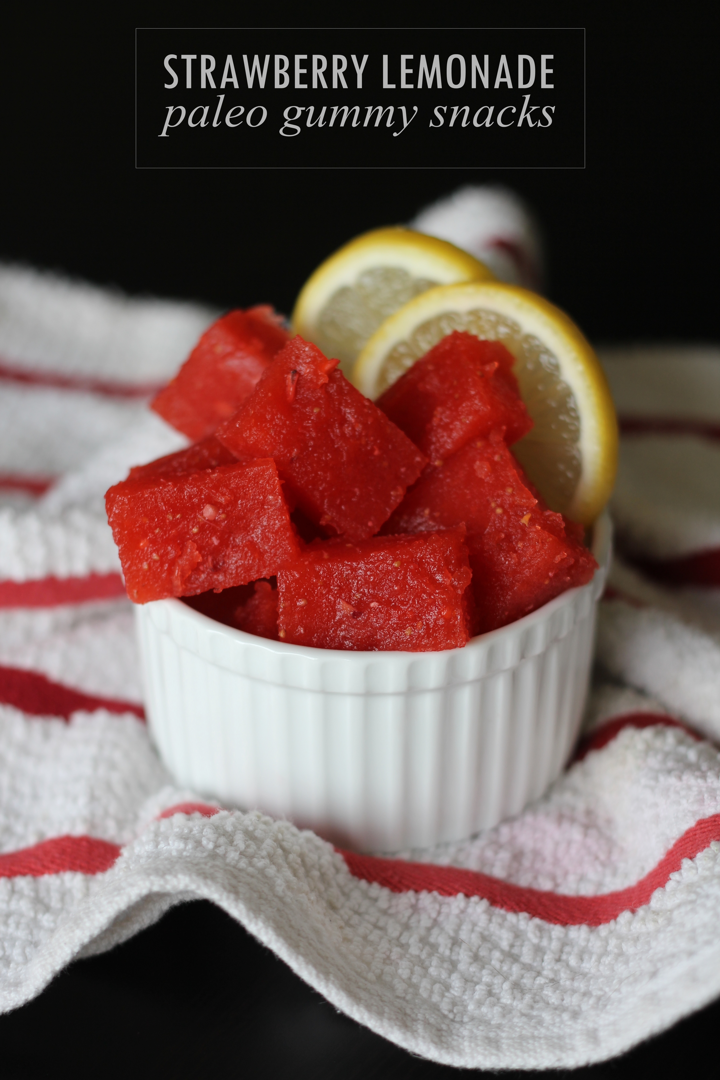 Recipe Strawberry Lemonade Paleo Gummy Snacks — Freckled Italian