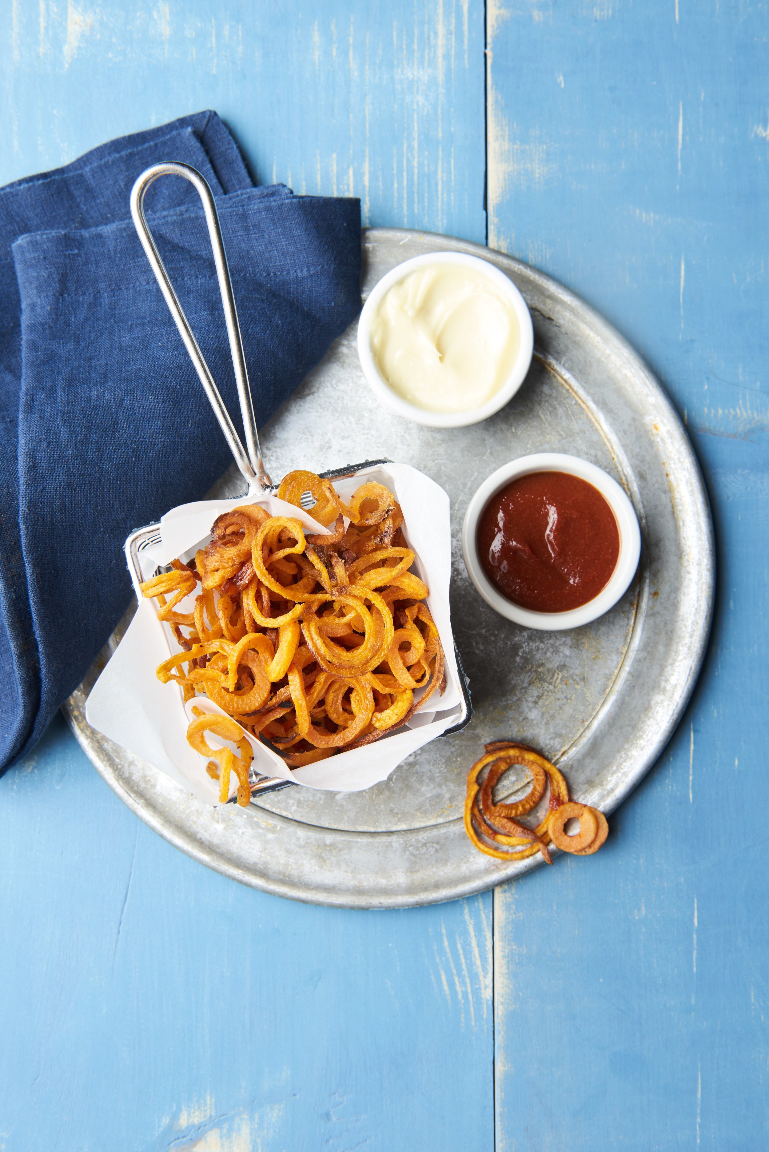 Recipe: Spiralized Sweet Potato Chips — Freckled Italian