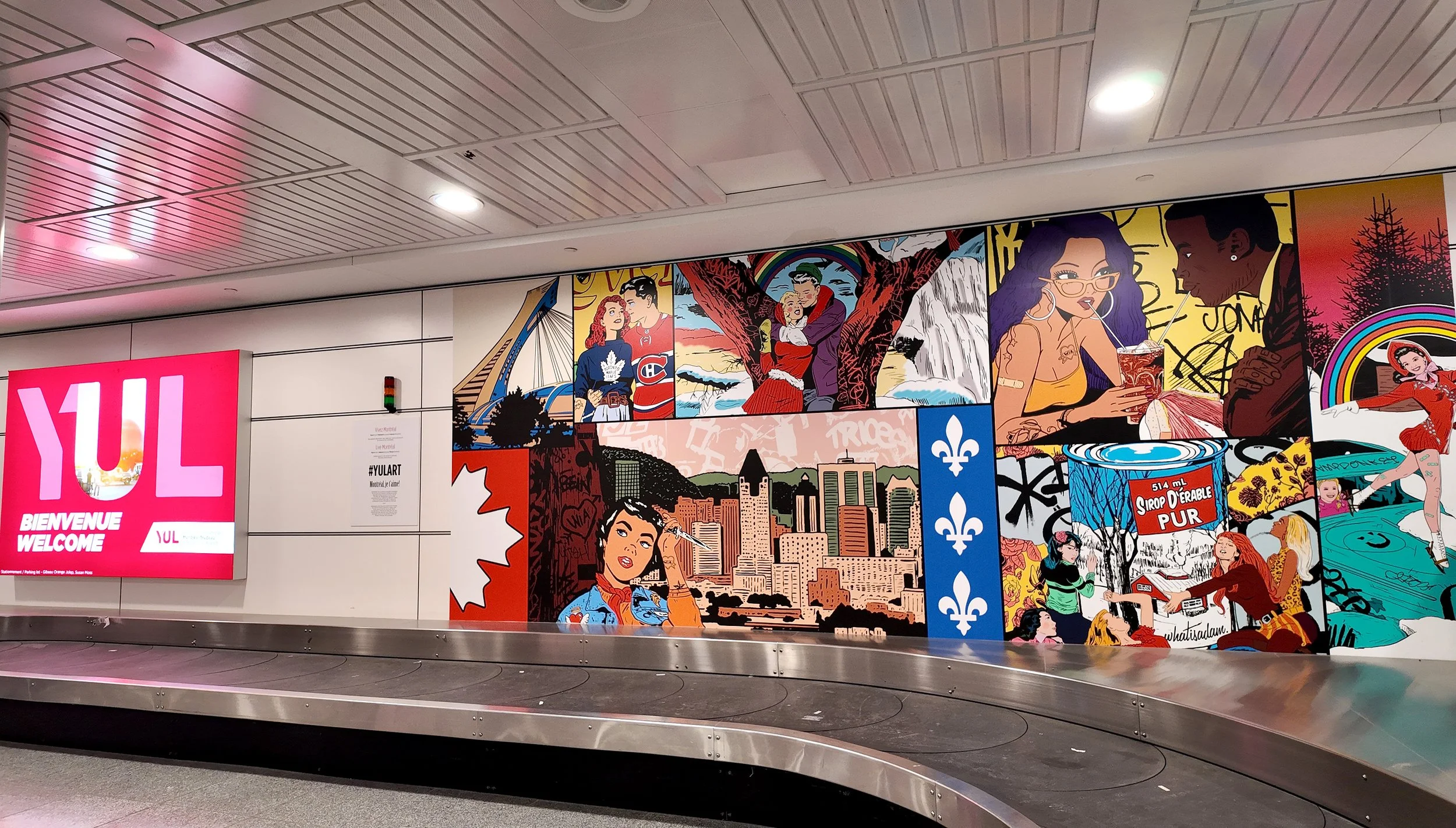 Montreal Airport Mural (YUL) 