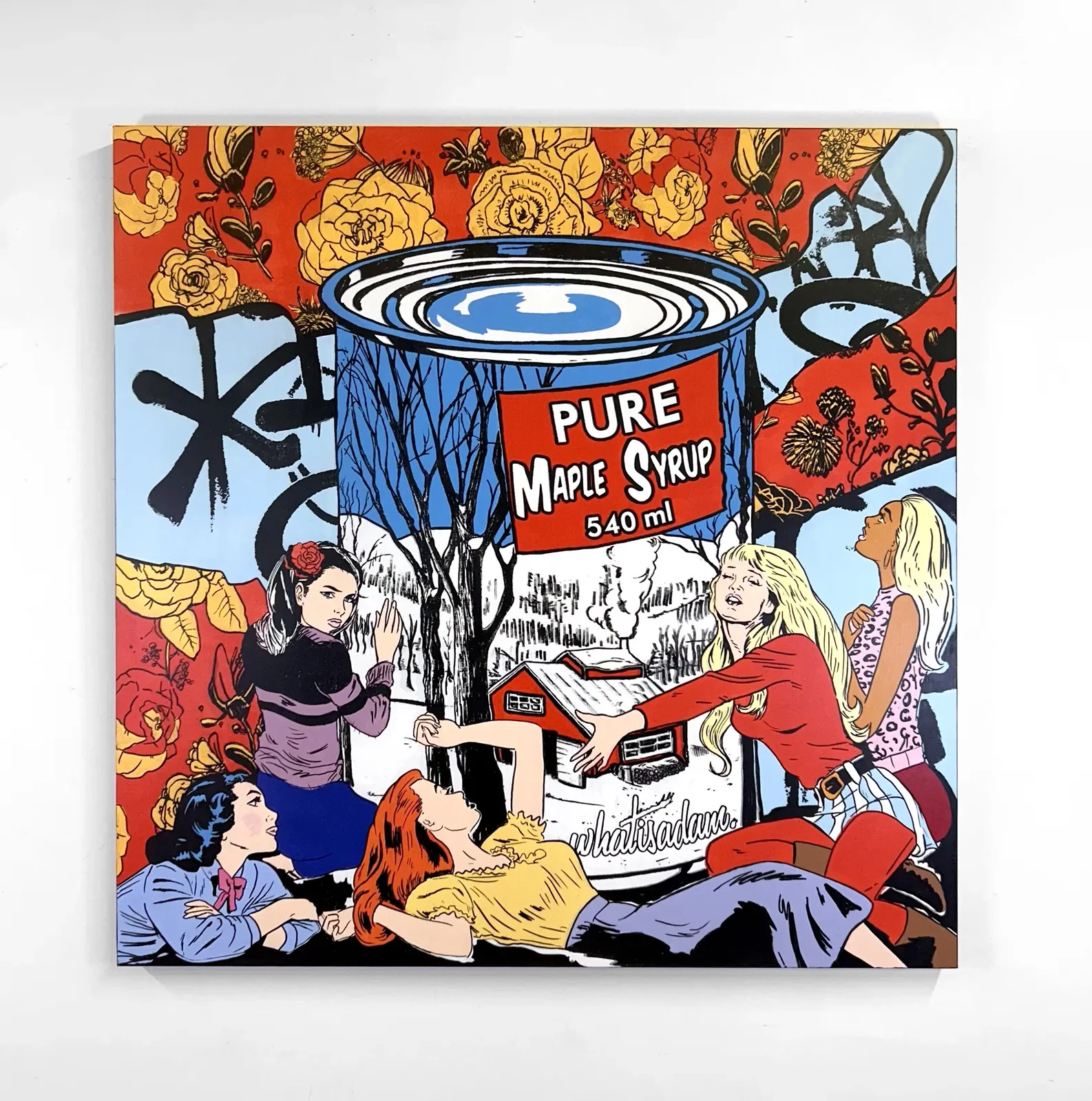 "Can Love III" 50x50 inches 