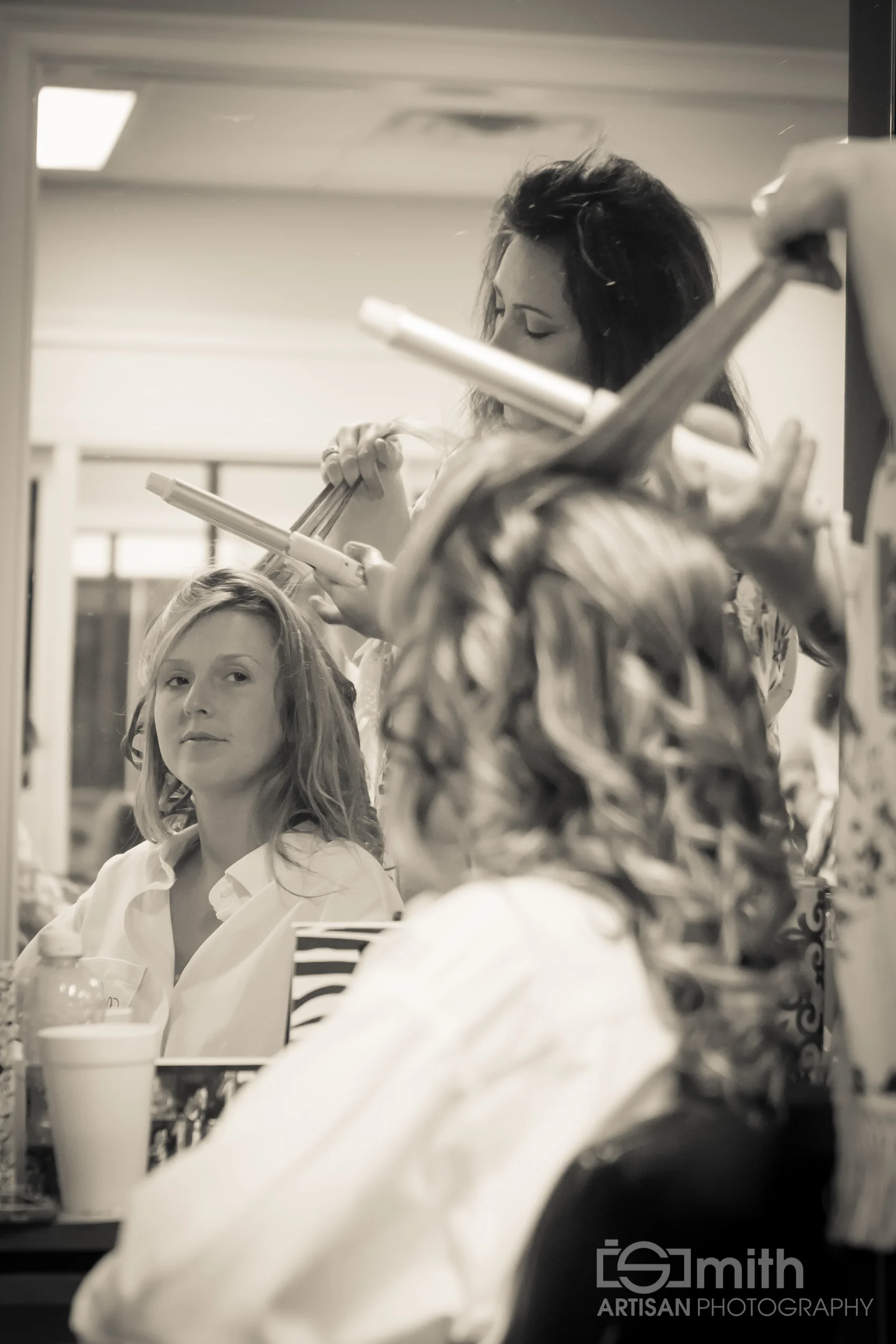 Kassi getting ready at Rumour's in West Memphis, AR.