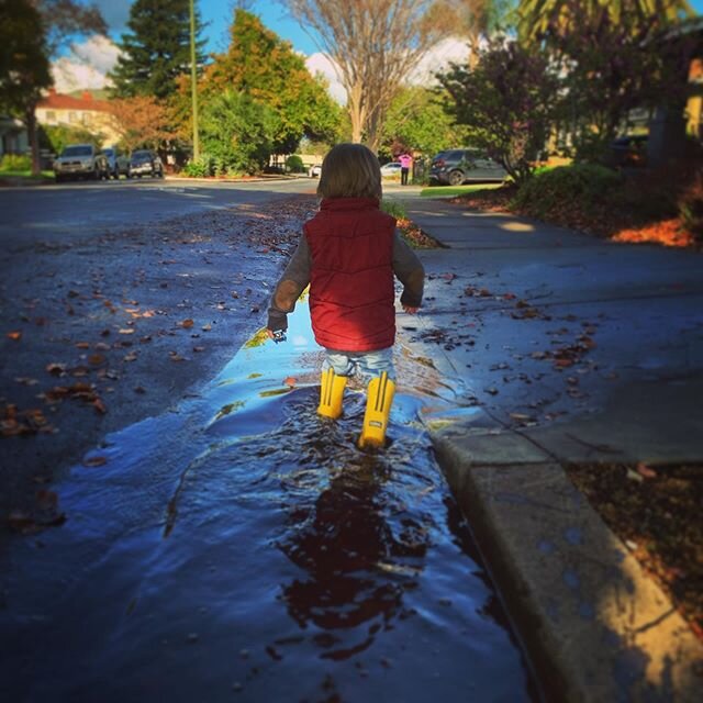 Today was a good day. #madeforpuddles