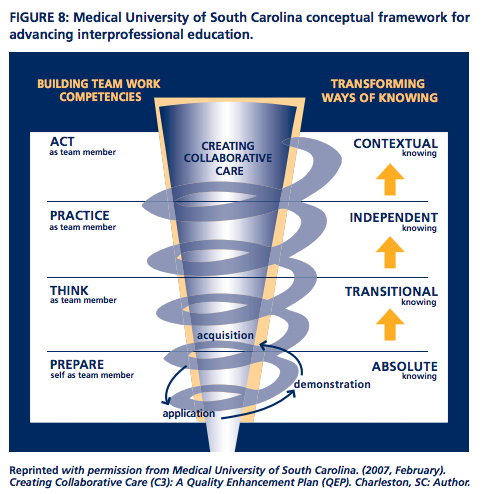 Interprofessional Education Collaborative Expert Panel. (2011). Core competencies for interprofessional collaborative practice: Report of an expert panel. Washington, D.C.: Interprofessional Education Collaborative.