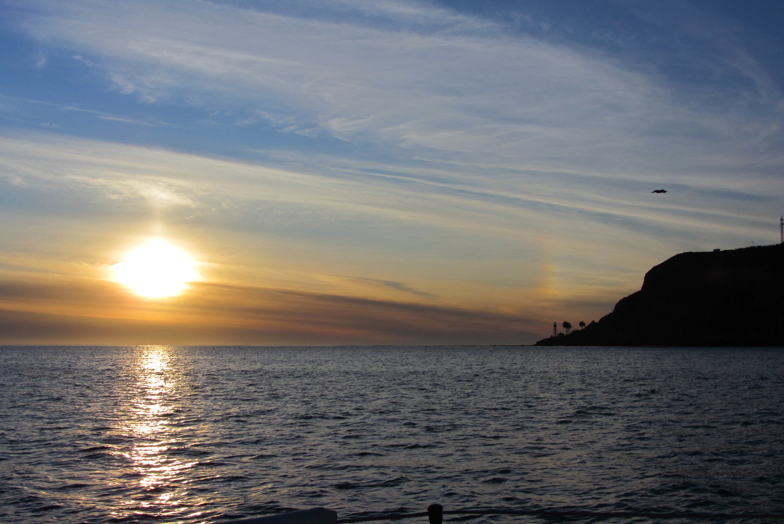 Sunset sailing Point Loma