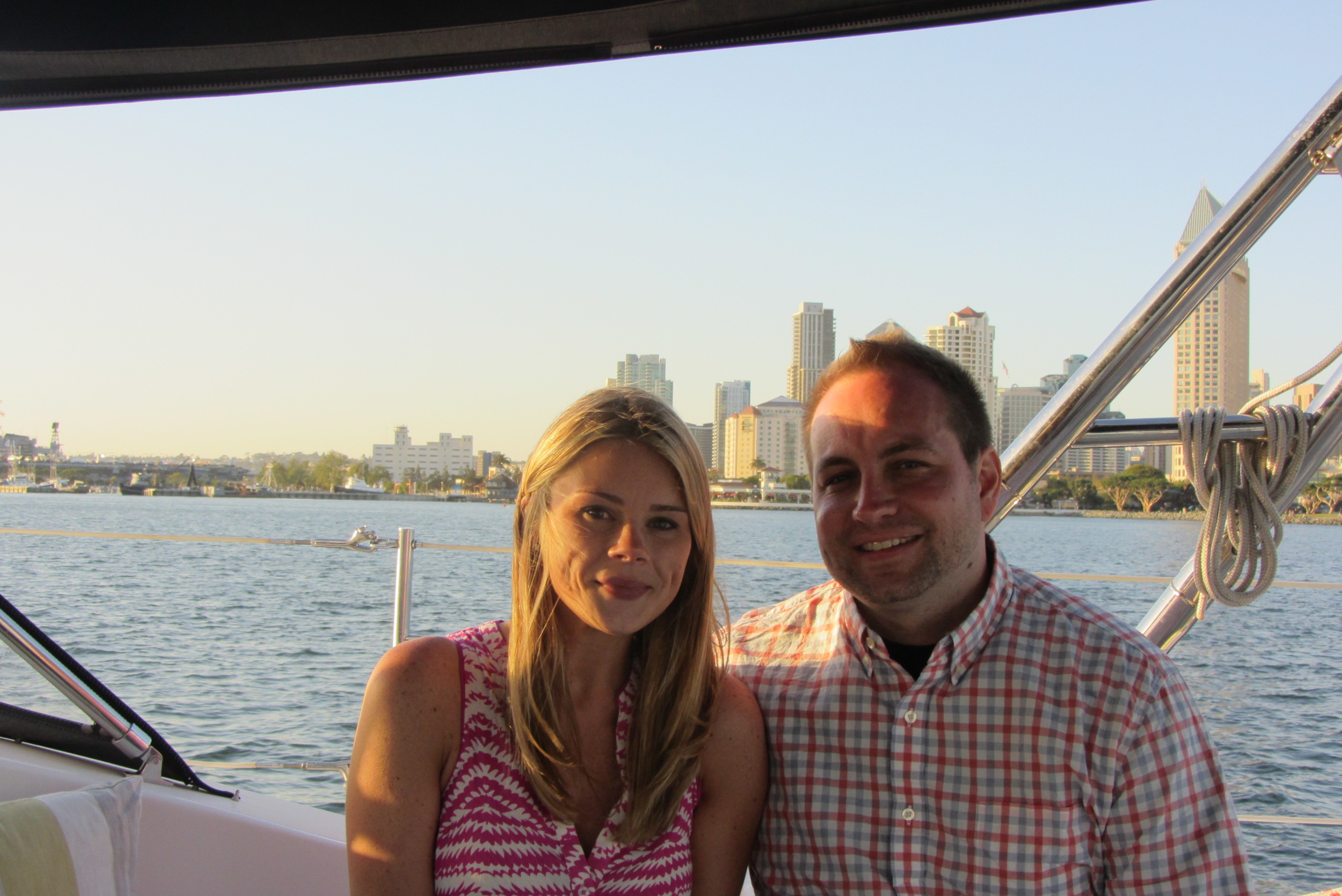 Engagement Sailing Cruise in San Diego