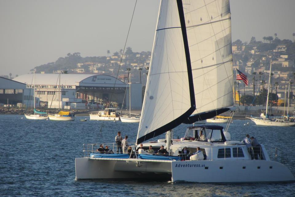 Luxury Catamaran Sailing in San Diego