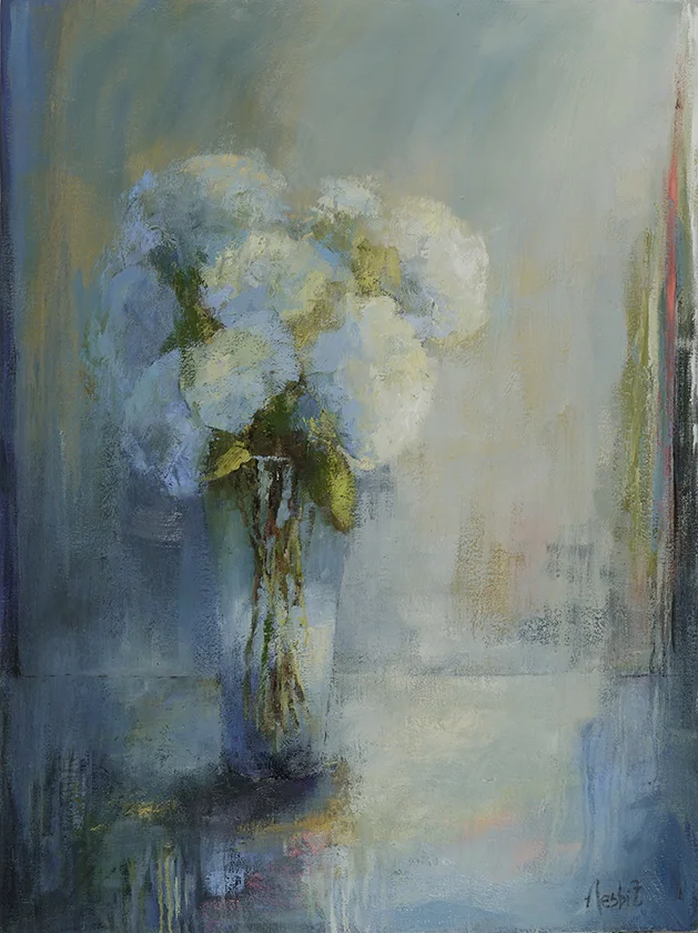 Textured Hydrangea & Blue