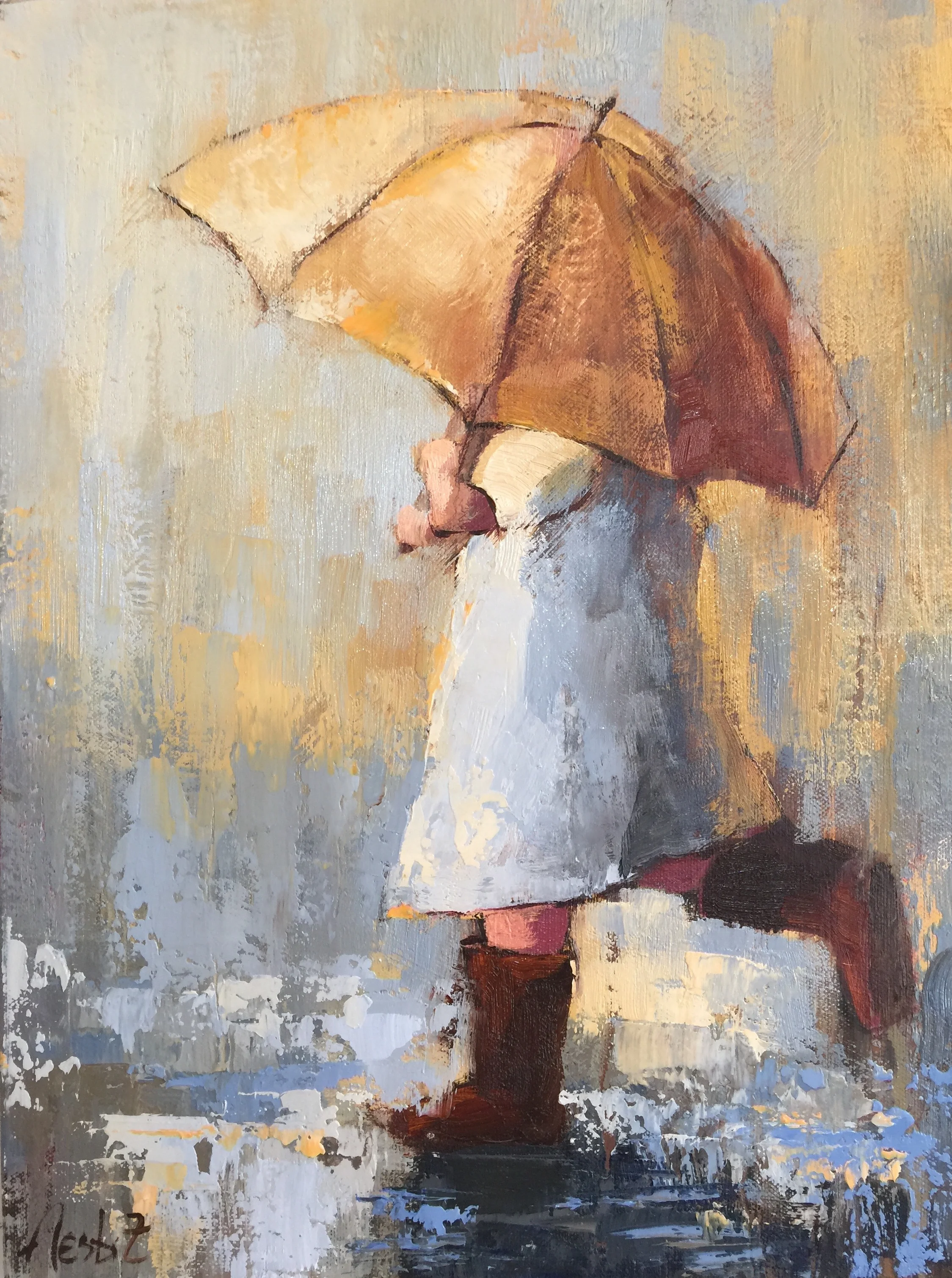 GoldenUmbrellaStudy16X12.jpg