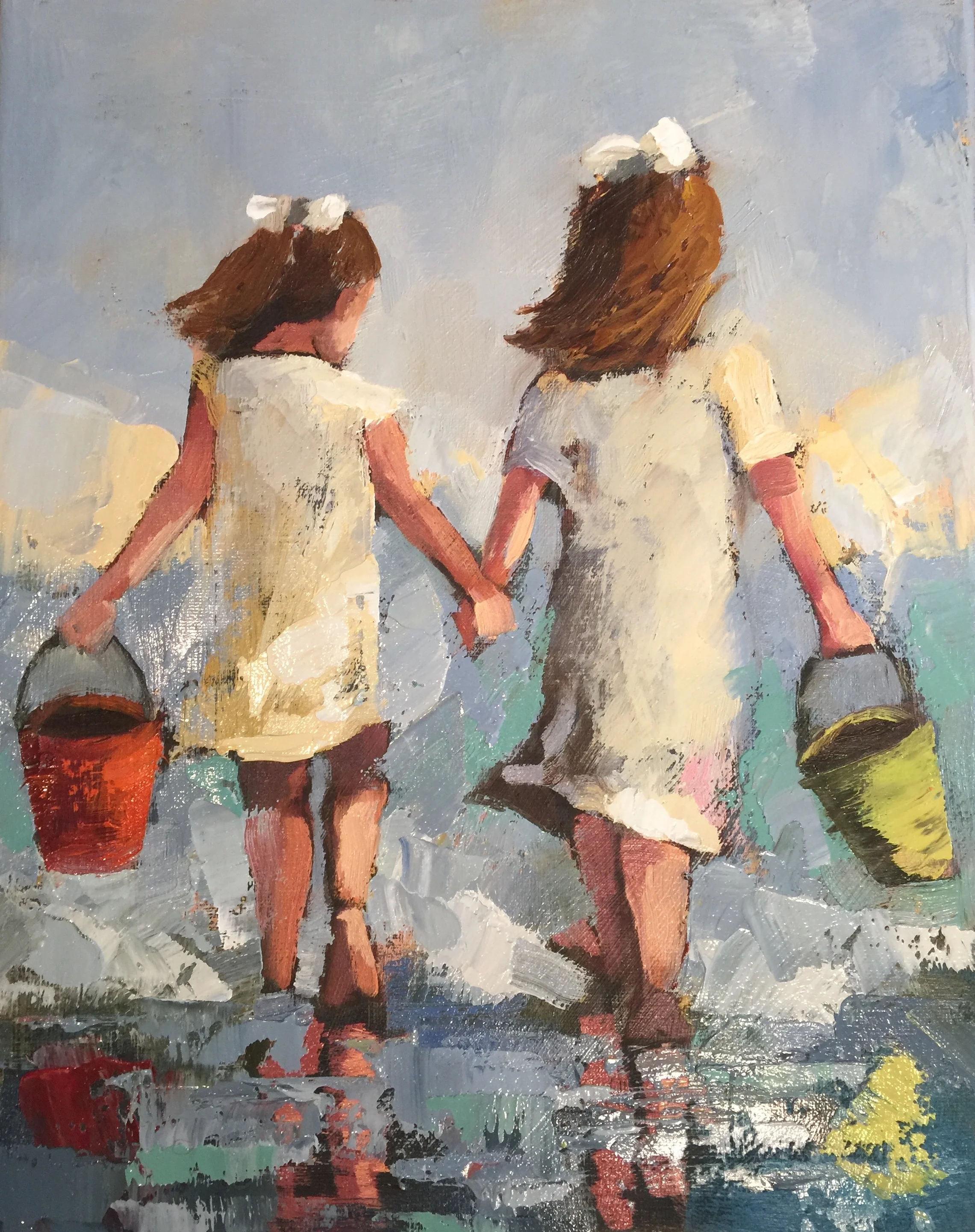BeachDaysStudy14X11.jpg