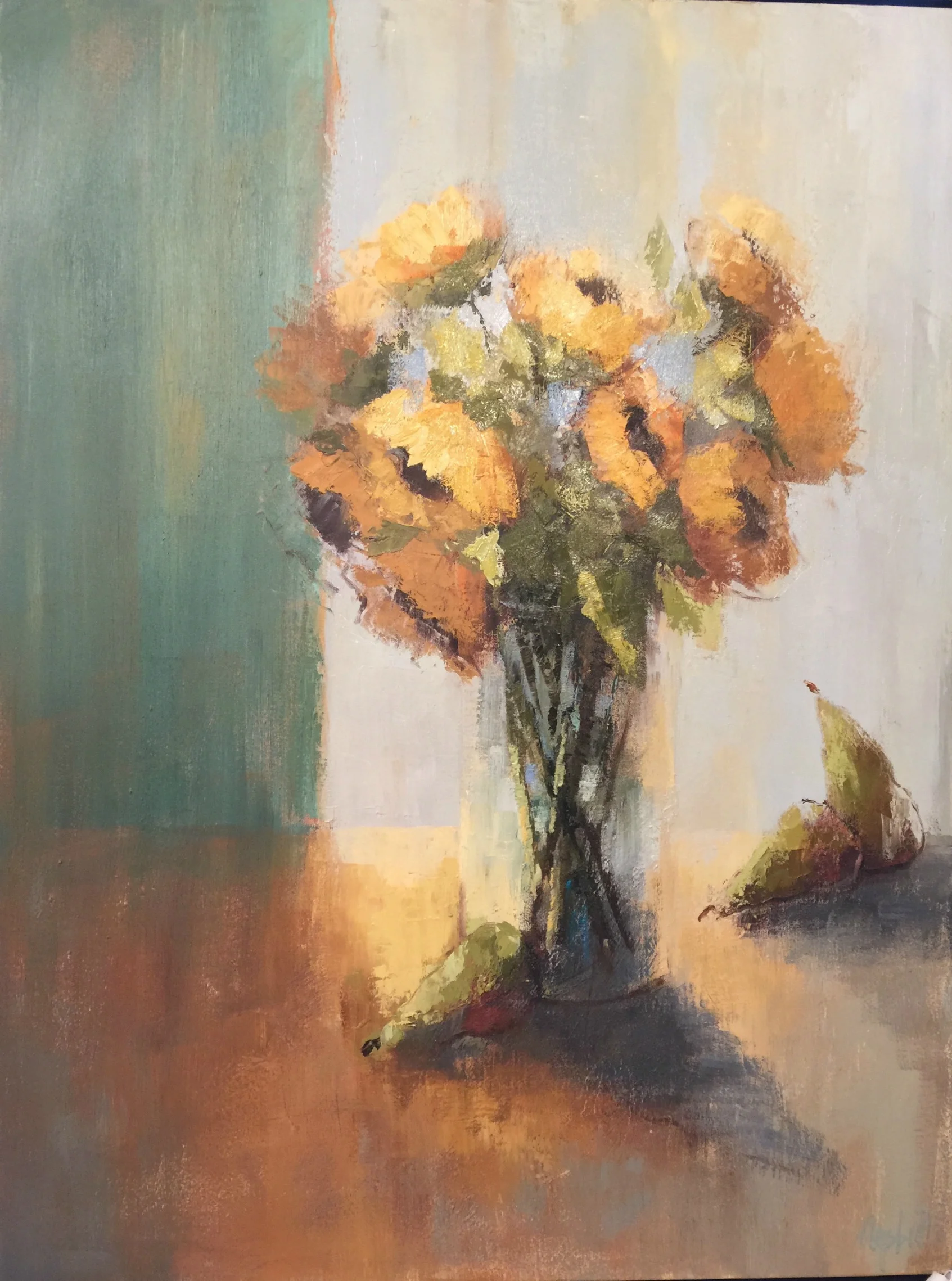 Sunflowers And Pears