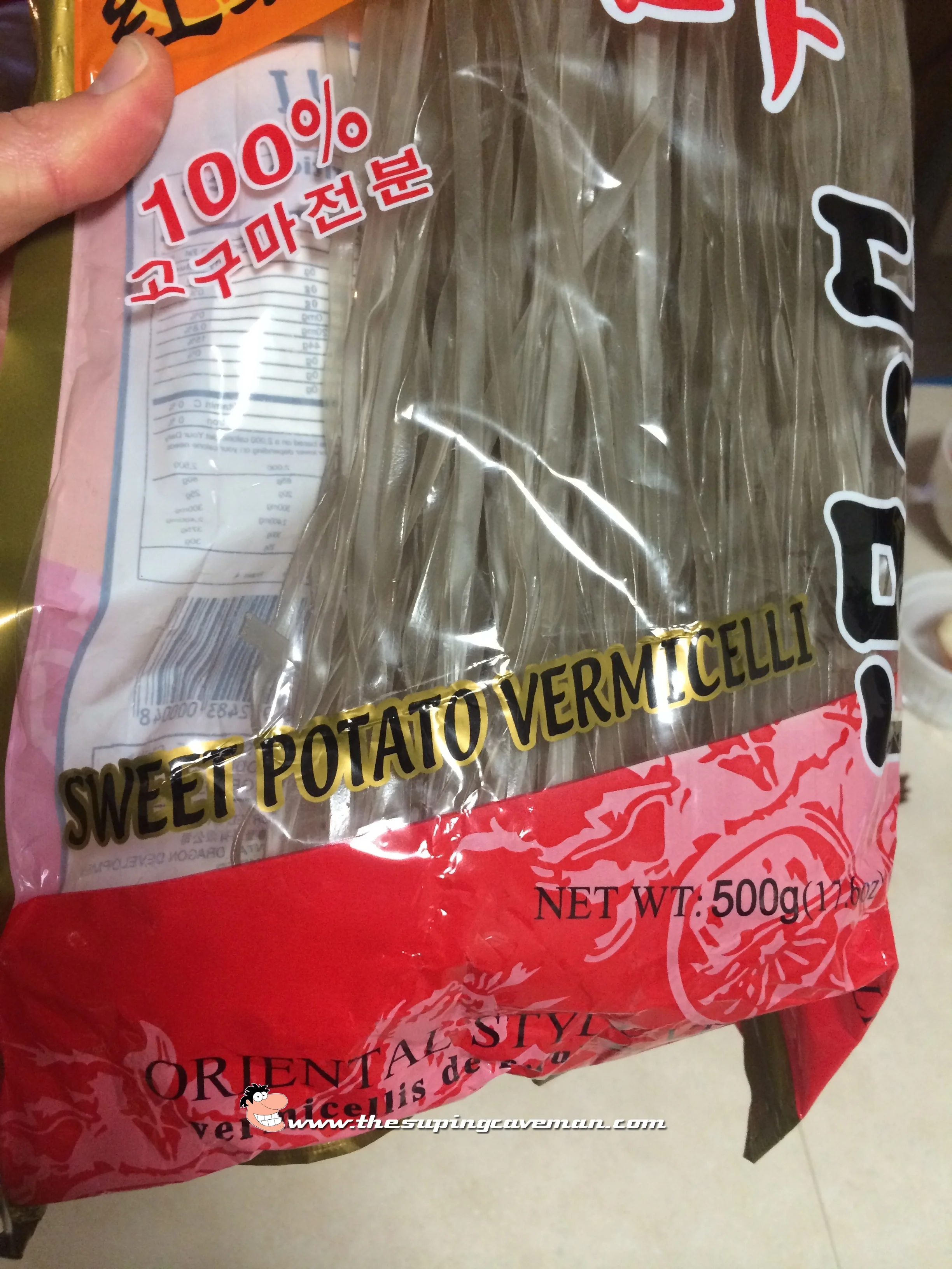 Sweet Potato Vermicelli purchased from Paleo Cafe Burleigh Heads