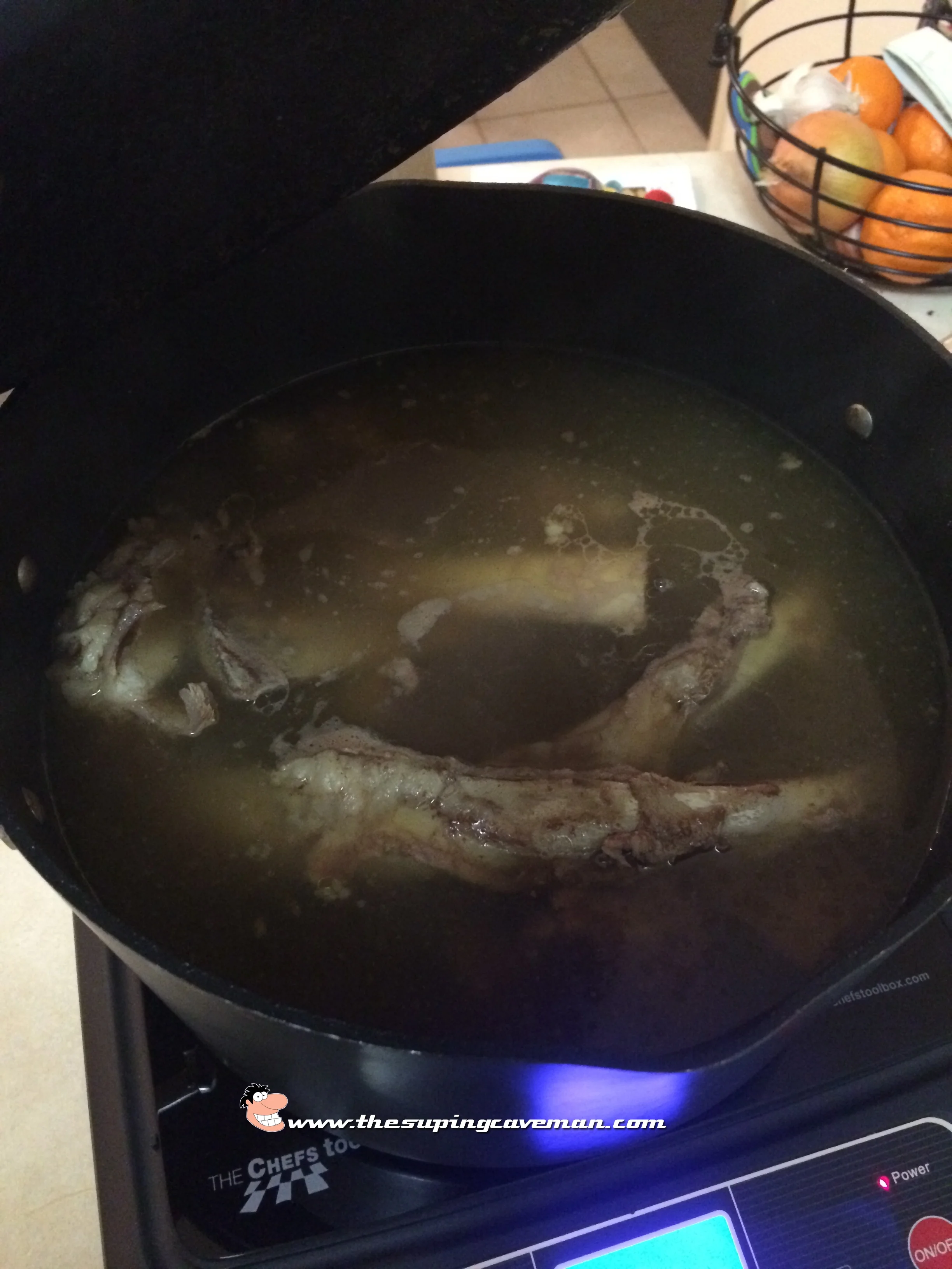 Bubbling away