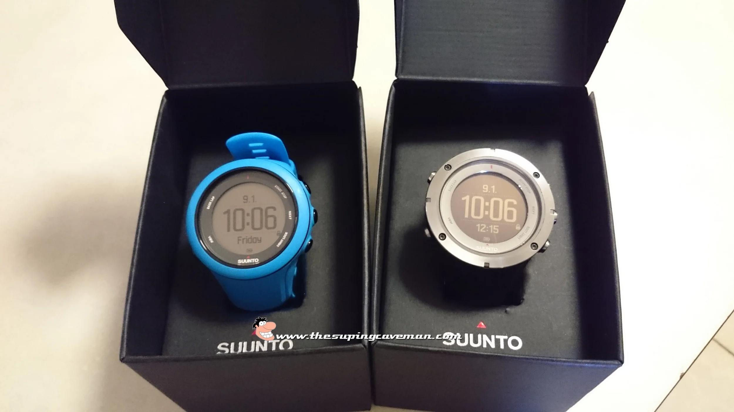 Ambit 3 Sport (left) and Peak (right)